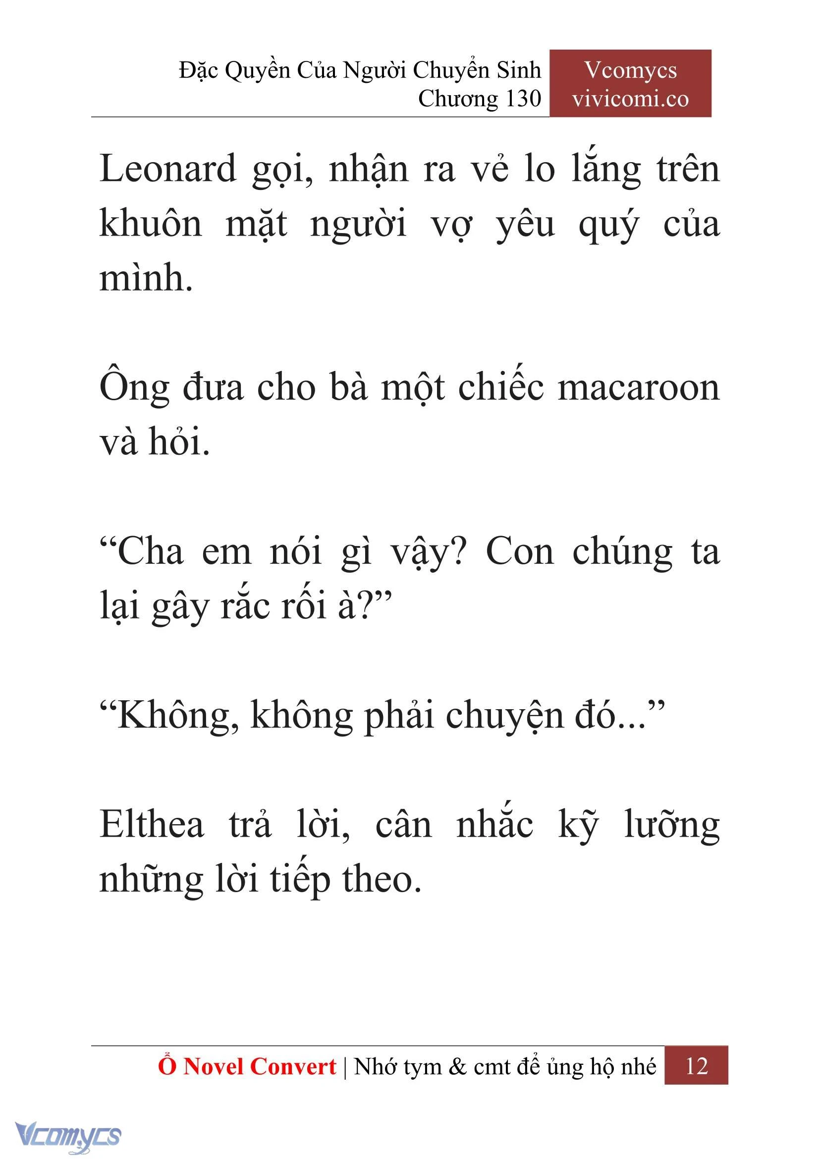 [Novel] Đặc Quyền Của Người Chuyển Sinh Chapter  130 - 14