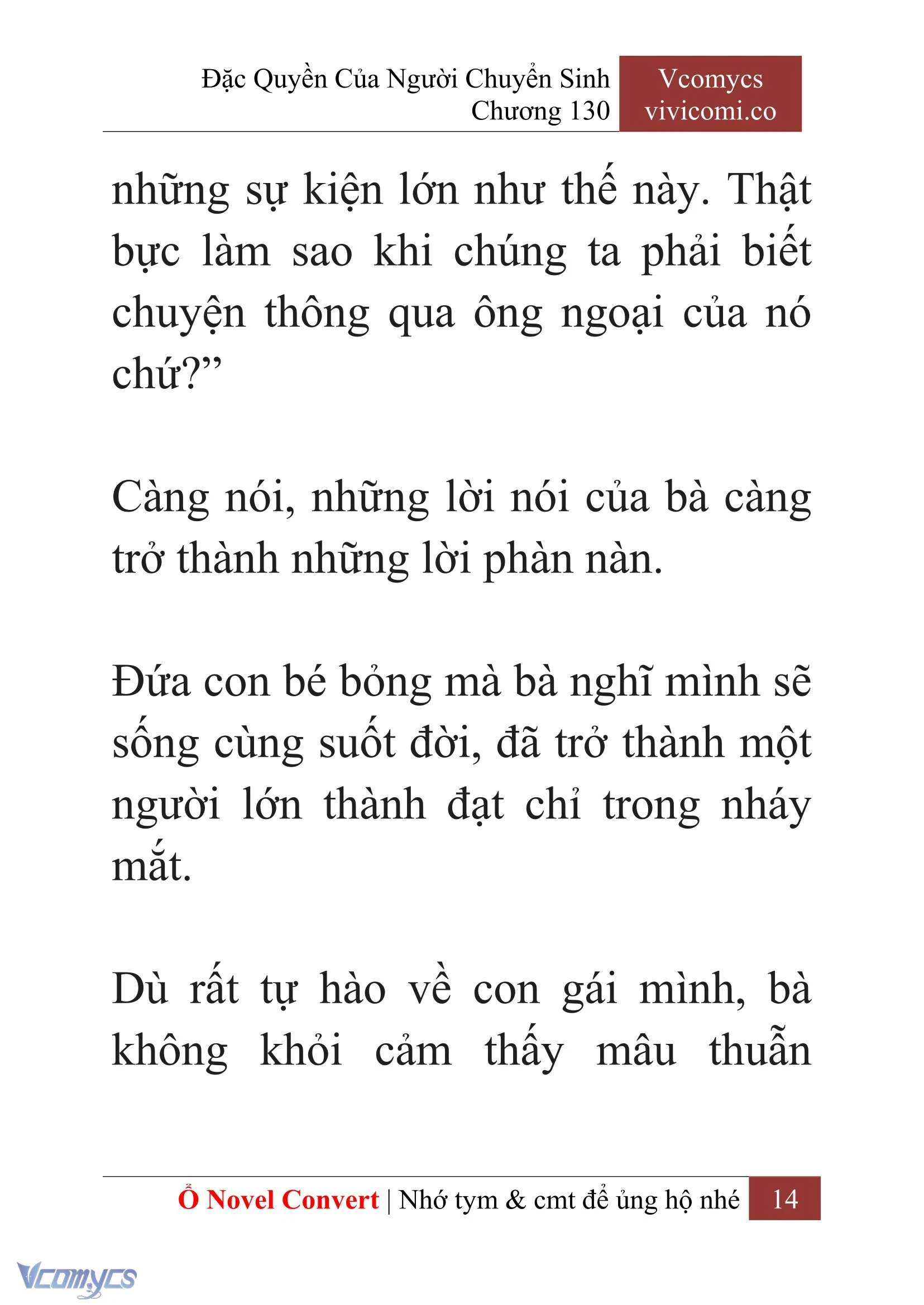 [Novel] Đặc Quyền Của Người Chuyển Sinh Chapter  130 - 16