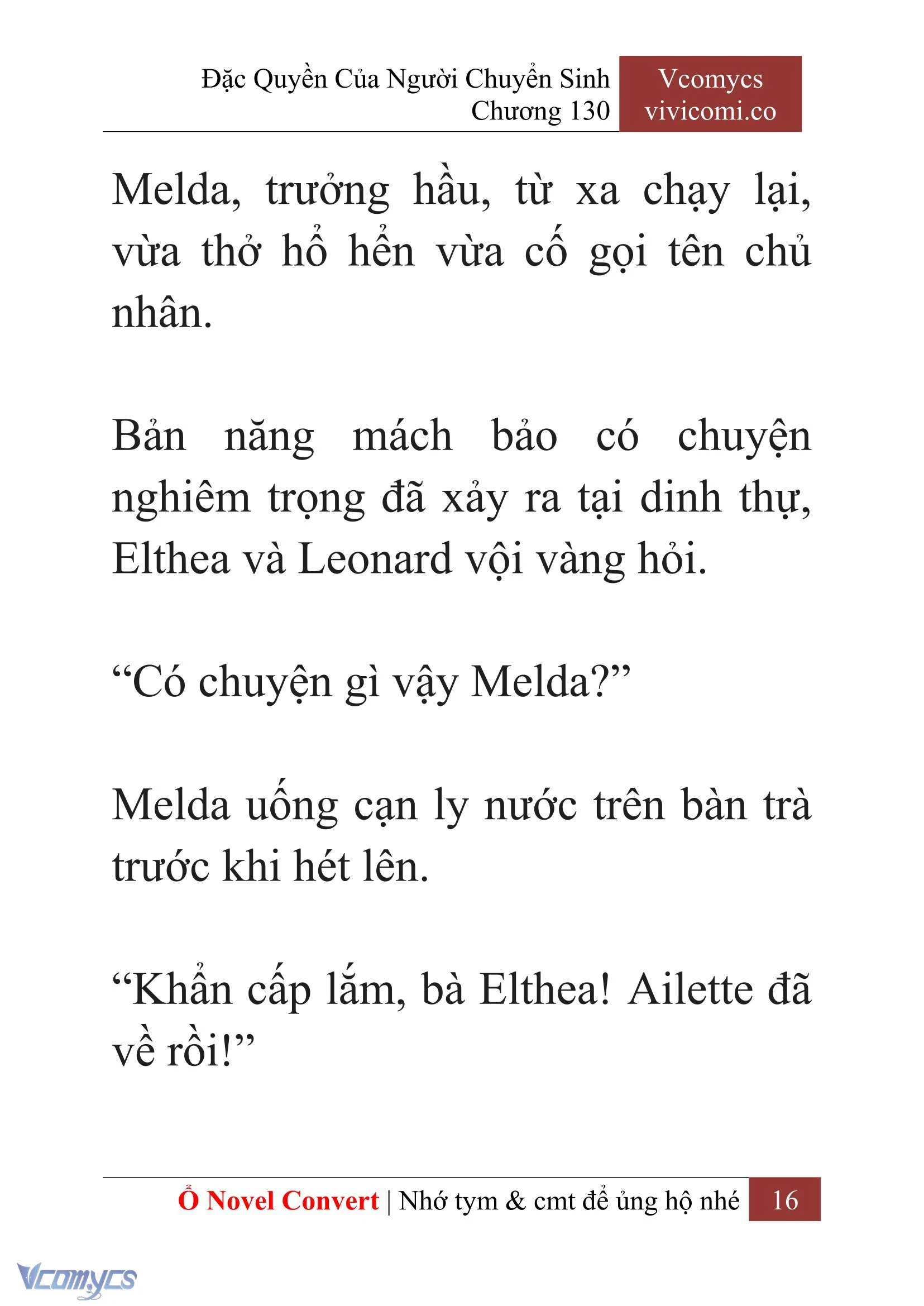 [Novel] Đặc Quyền Của Người Chuyển Sinh Chapter  130 - 18