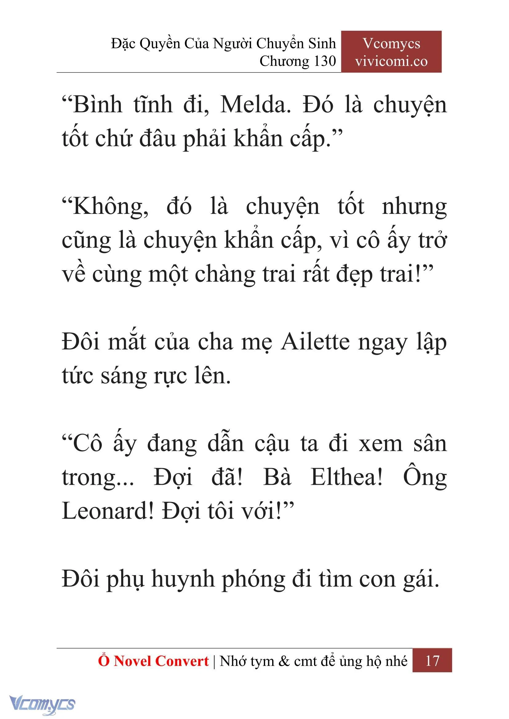 [Novel] Đặc Quyền Của Người Chuyển Sinh Chapter  130 - 19
