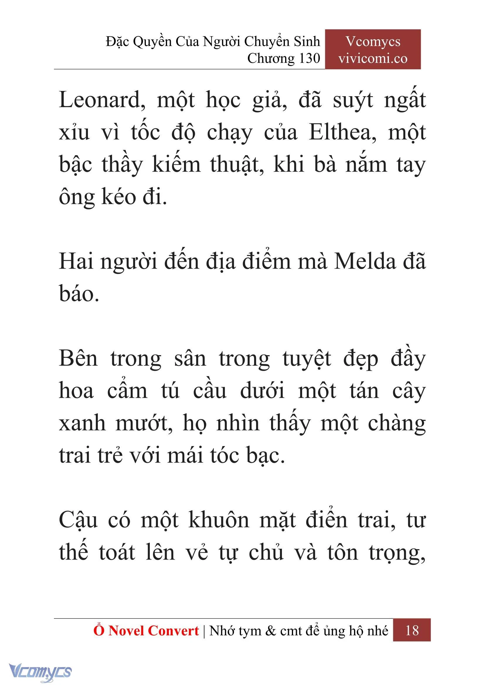 [Novel] Đặc Quyền Của Người Chuyển Sinh Chapter  130 - 20