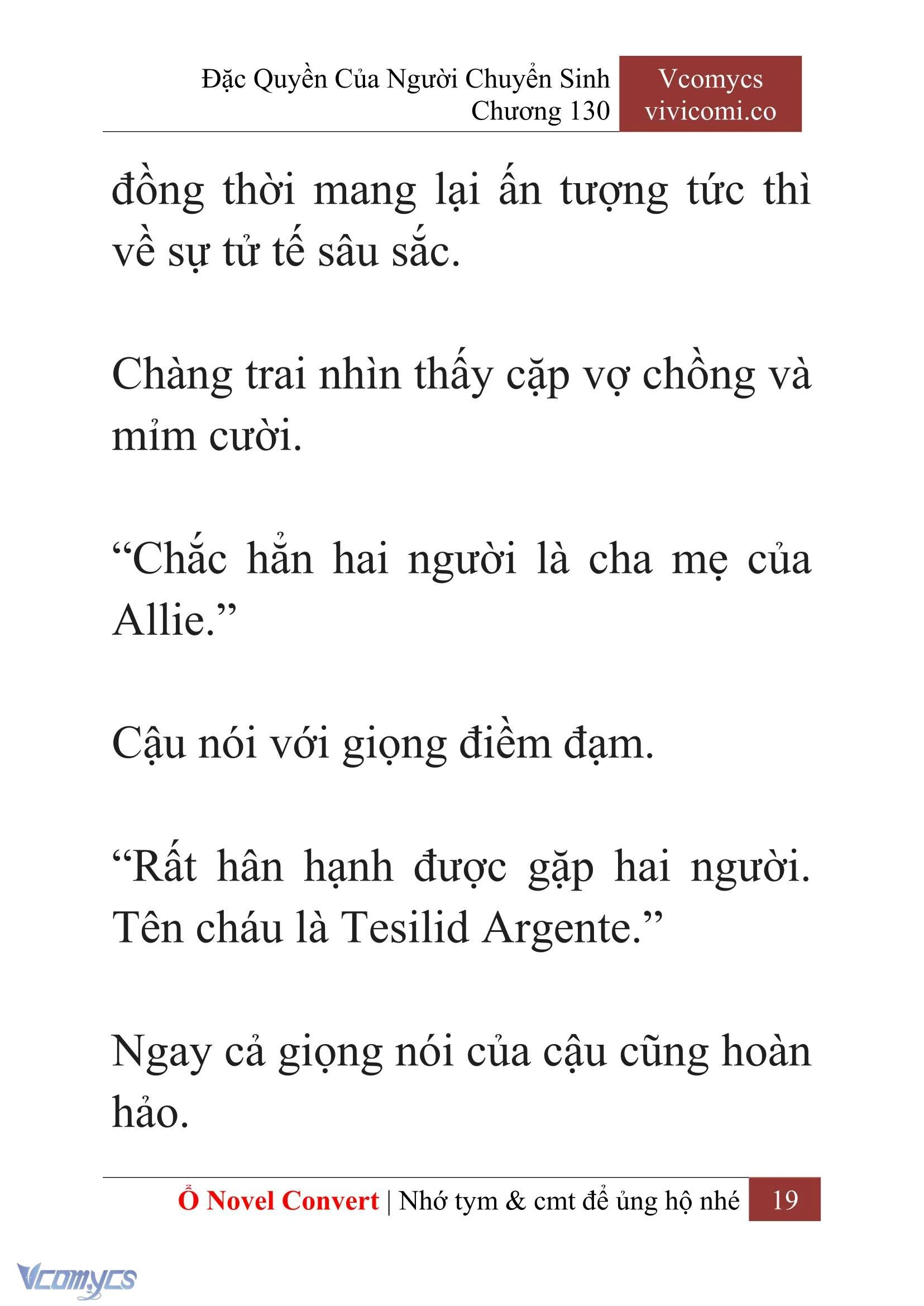 [Novel] Đặc Quyền Của Người Chuyển Sinh Chapter  130 - 21