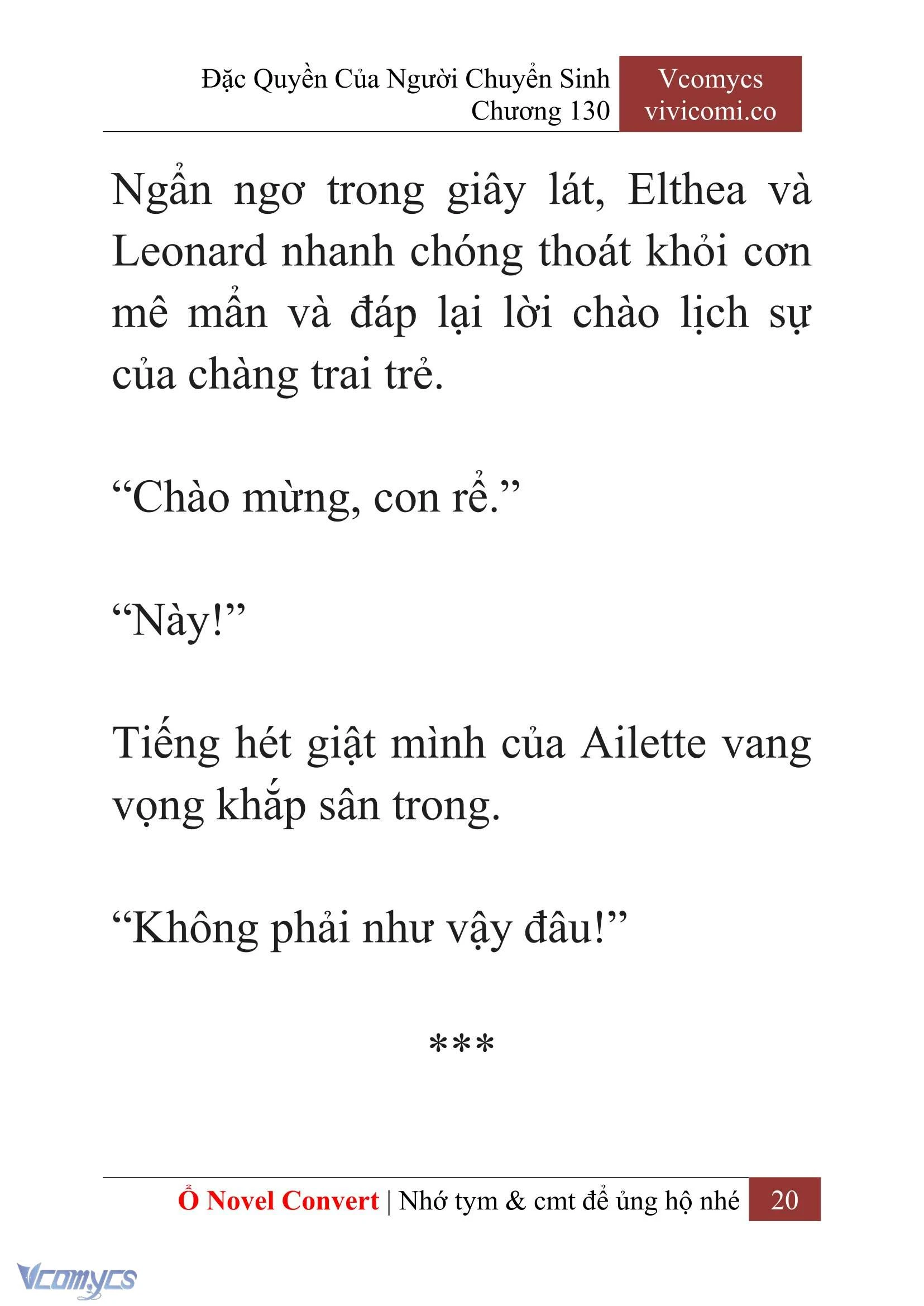 [Novel] Đặc Quyền Của Người Chuyển Sinh Chapter  130 - 22