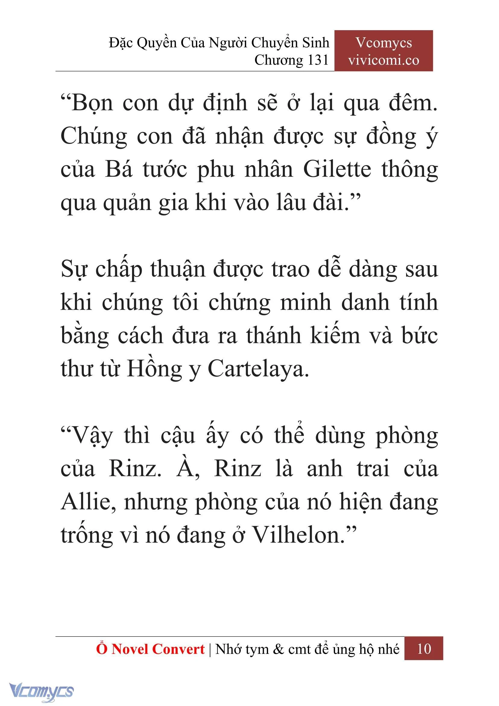 [Novel] Đặc Quyền Của Người Chuyển Sinh Chapter  131 - 12