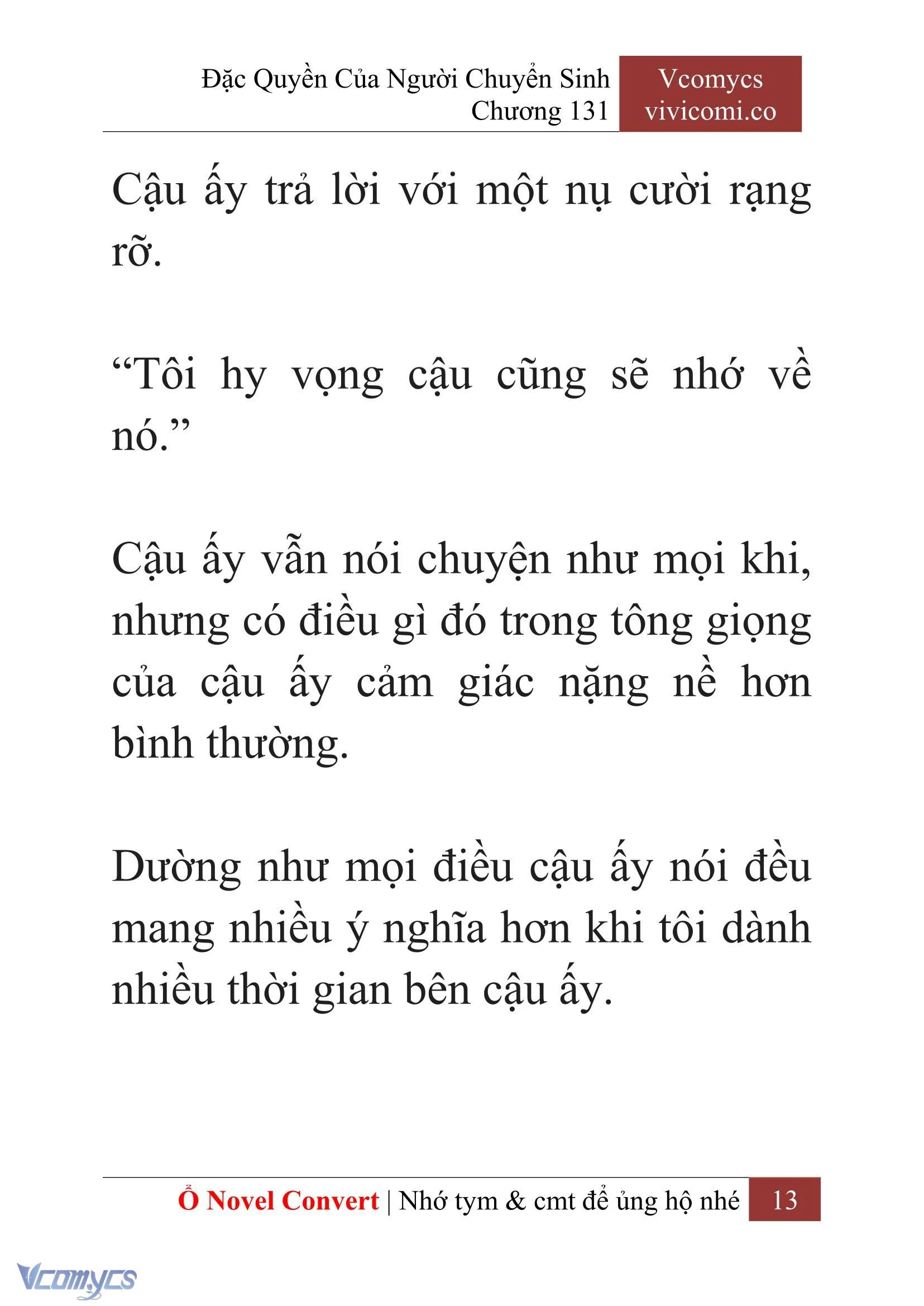 [Novel] Đặc Quyền Của Người Chuyển Sinh Chapter  131 - 15