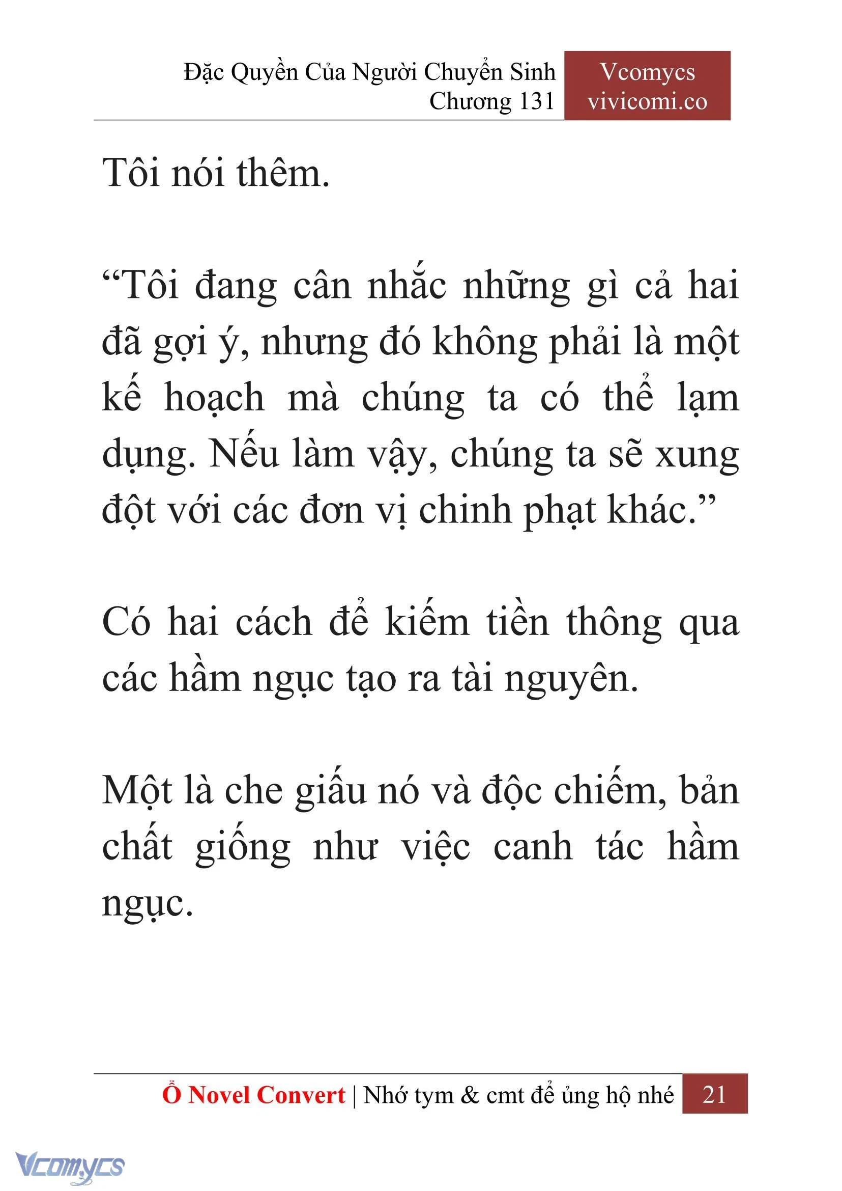 [Novel] Đặc Quyền Của Người Chuyển Sinh Chapter  131 - 23