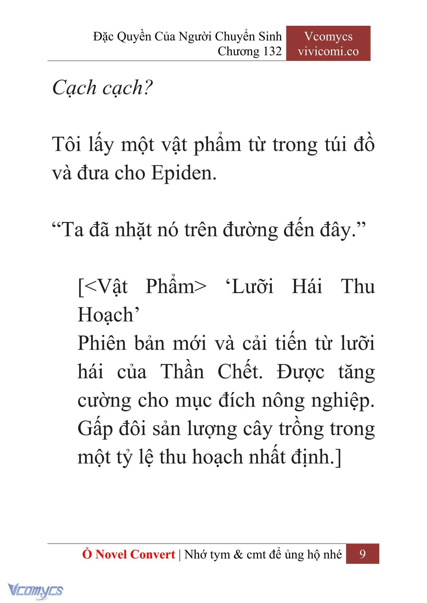 [Novel] Đặc Quyền Của Người Chuyển Sinh Chapter  132 - 11