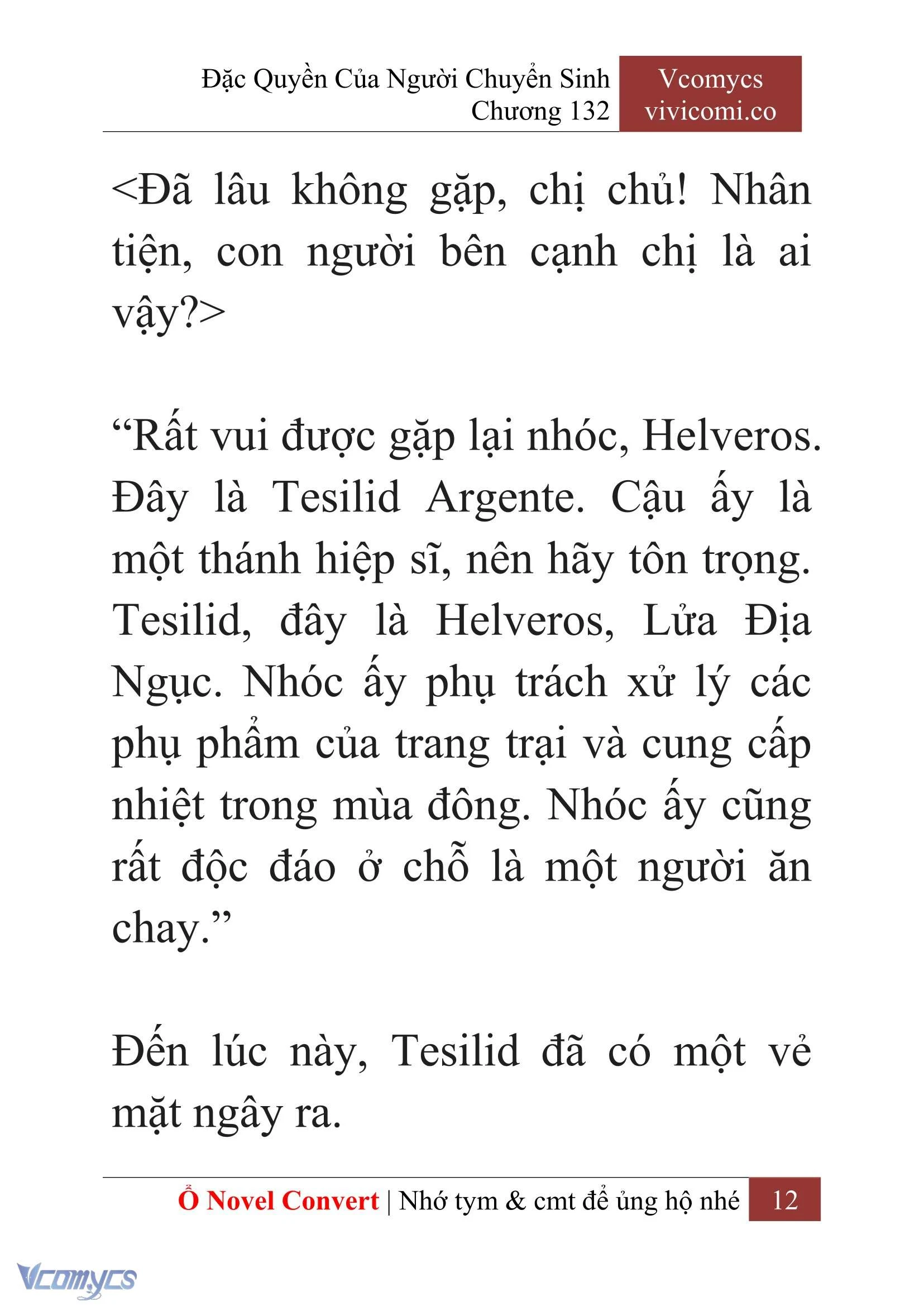 [Novel] Đặc Quyền Của Người Chuyển Sinh Chapter  132 - 14