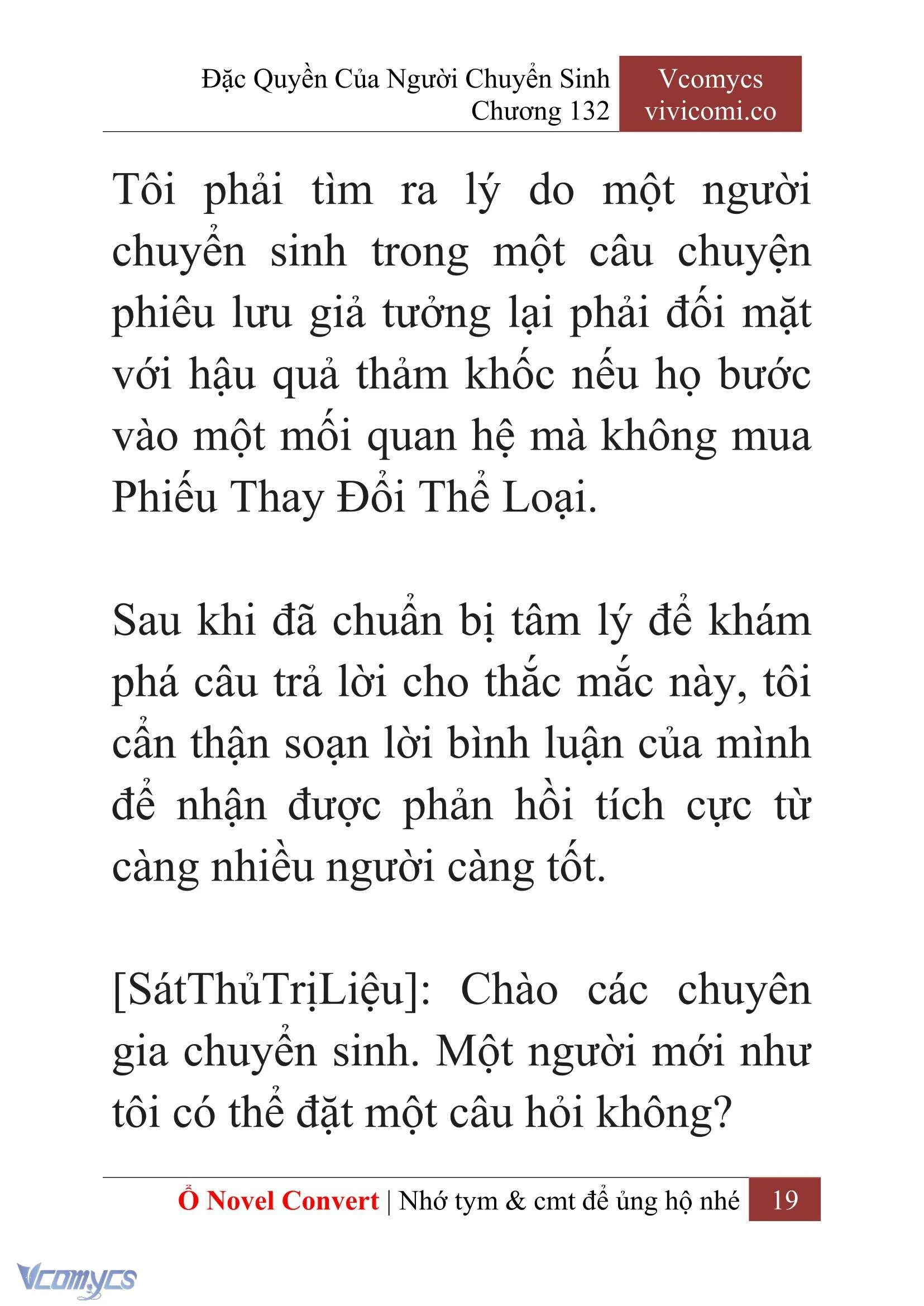 [Novel] Đặc Quyền Của Người Chuyển Sinh Chapter  132 - 21