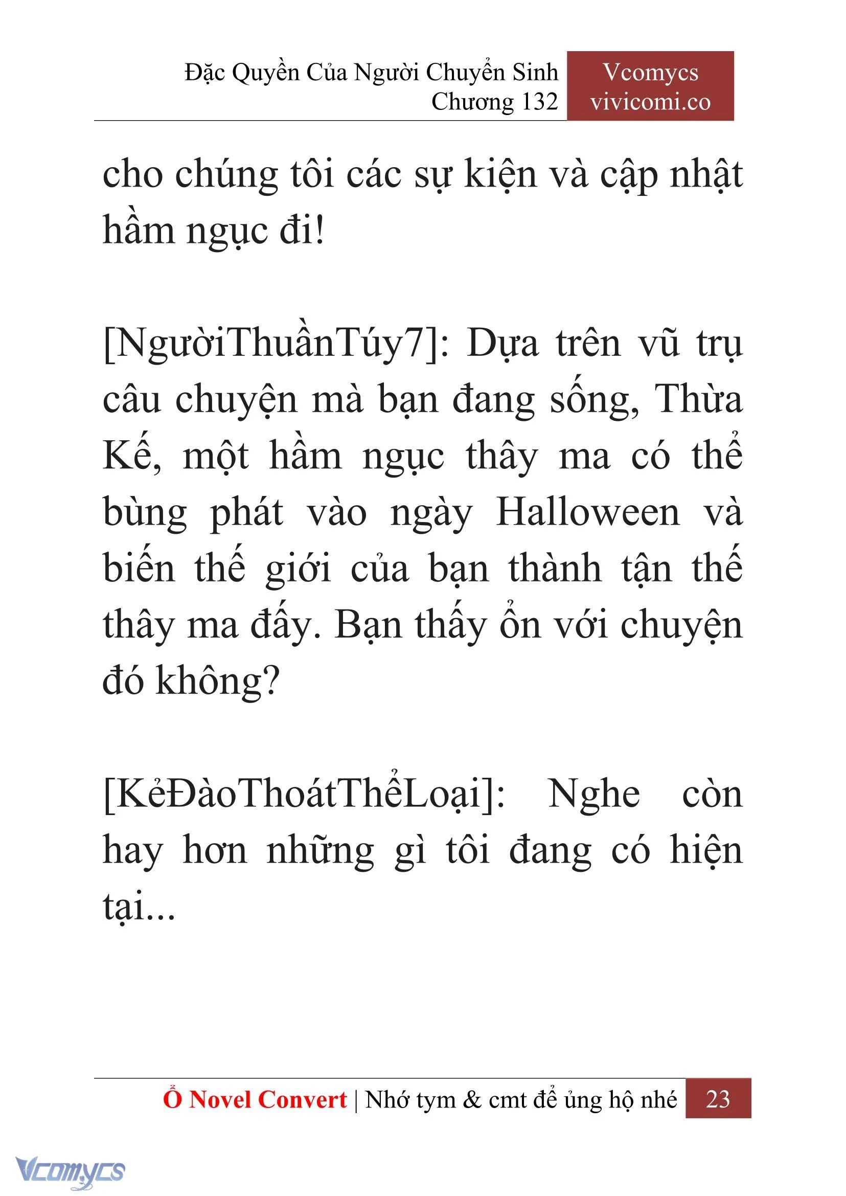 [Novel] Đặc Quyền Của Người Chuyển Sinh Chapter  132 - 25