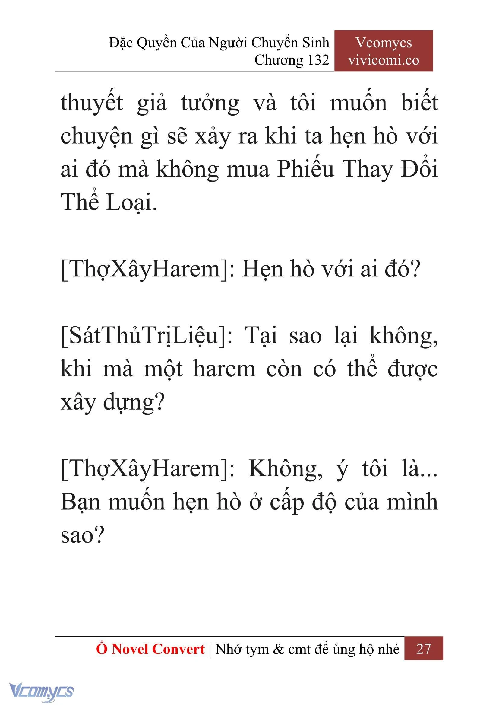 [Novel] Đặc Quyền Của Người Chuyển Sinh Chapter  132 - 29