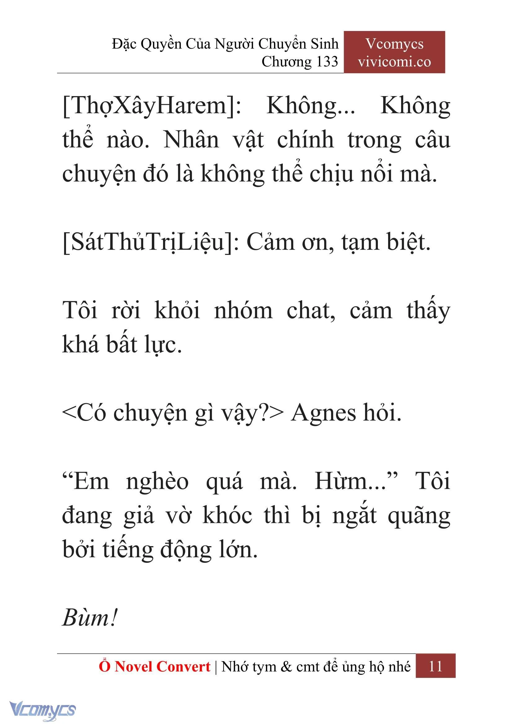 [Novel] Đặc Quyền Của Người Chuyển Sinh Chapter  133 - 13
