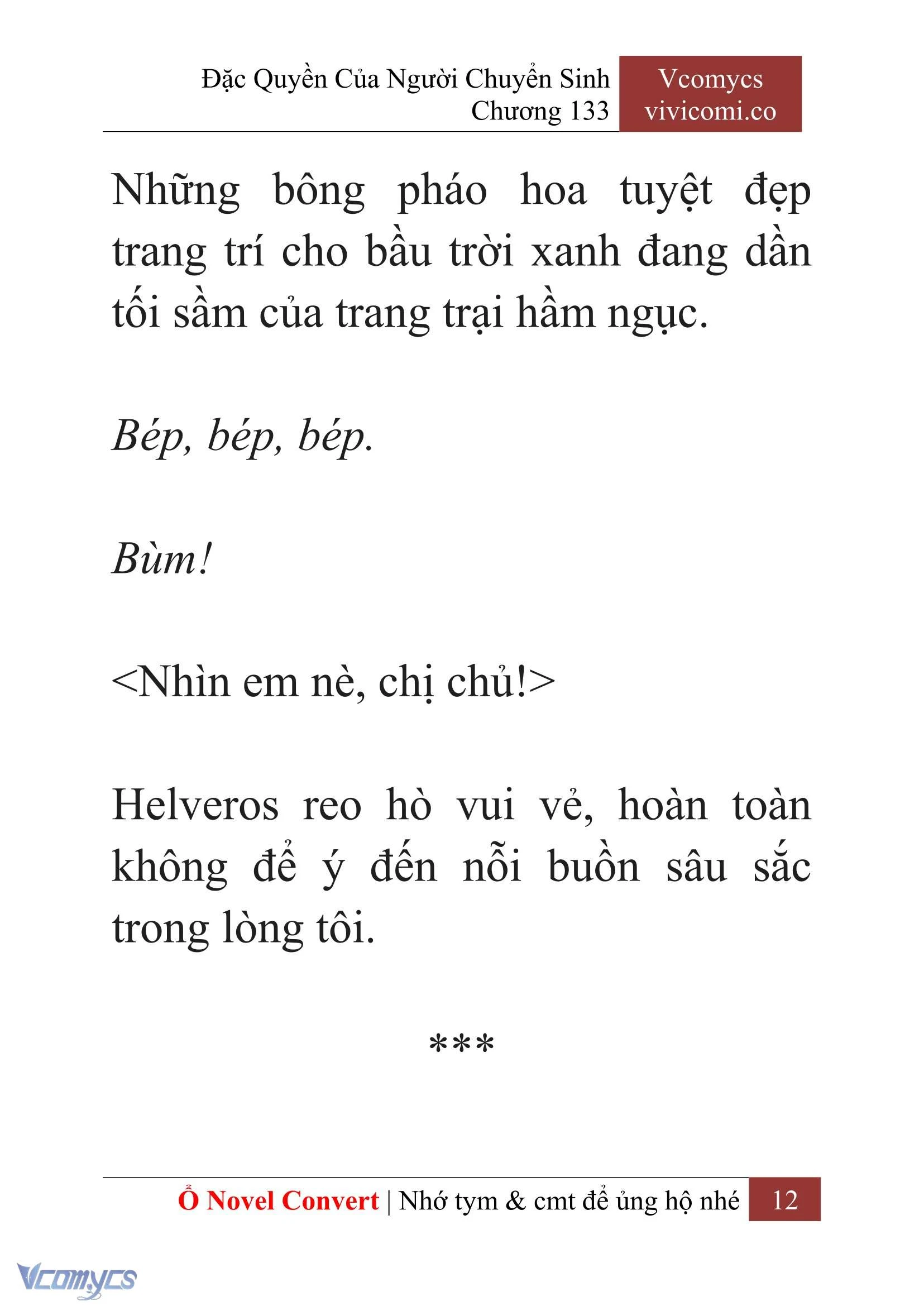 [Novel] Đặc Quyền Của Người Chuyển Sinh Chapter  133 - 14