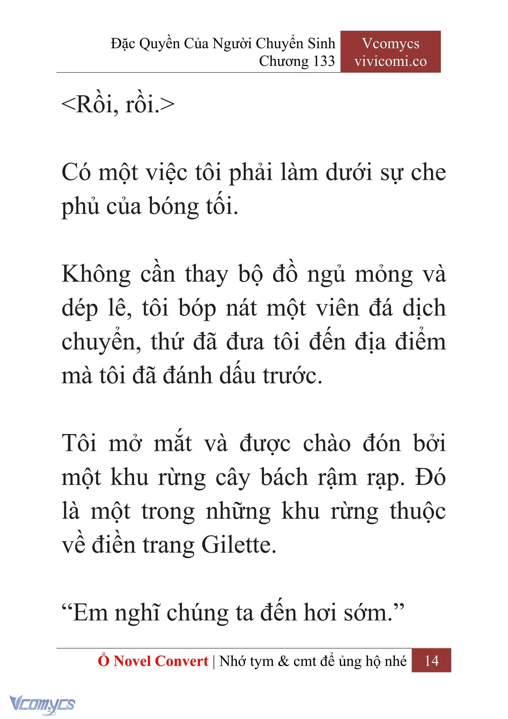 [Novel] Đặc Quyền Của Người Chuyển Sinh Chapter  133 - 16