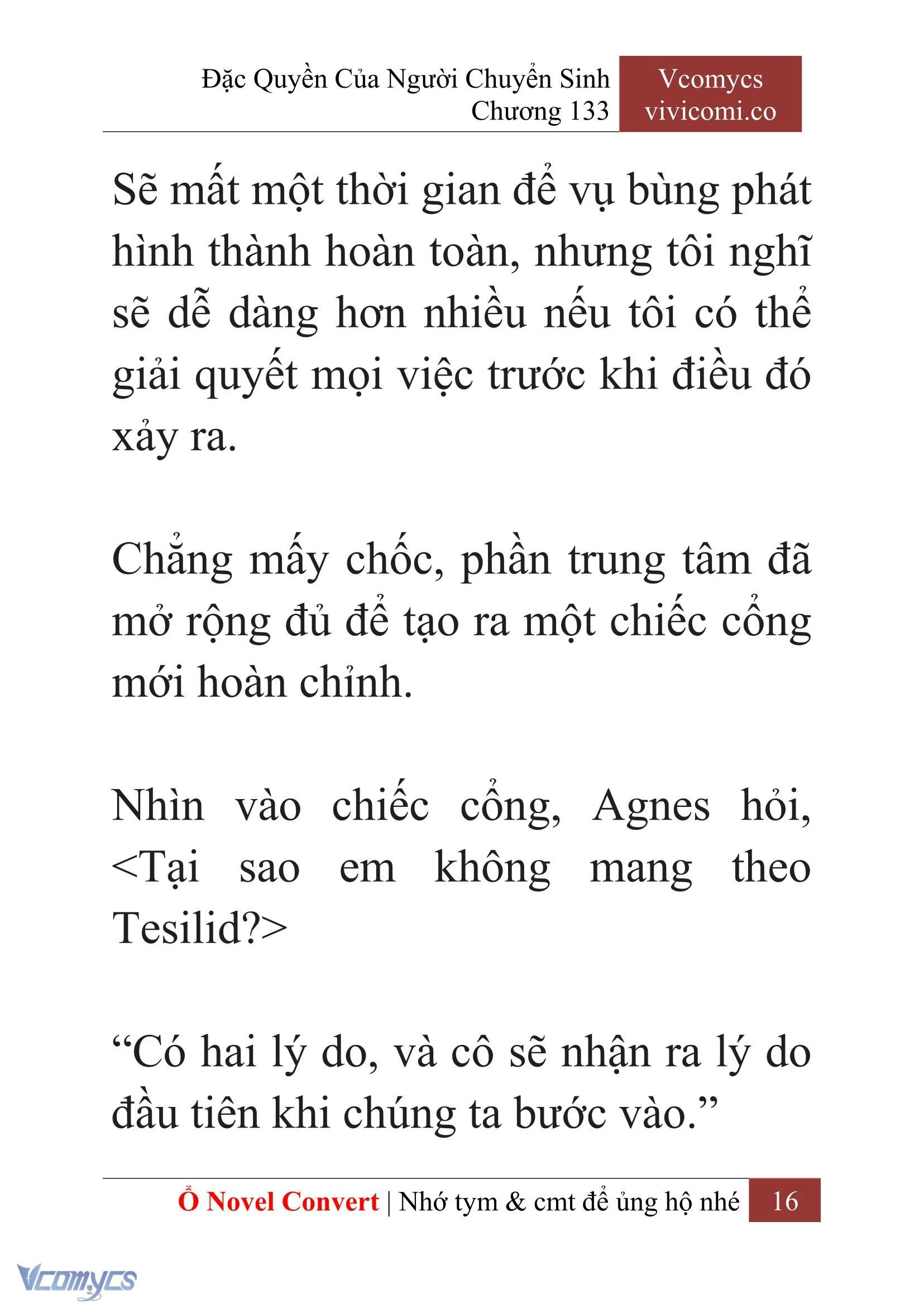 [Novel] Đặc Quyền Của Người Chuyển Sinh Chapter  133 - 18