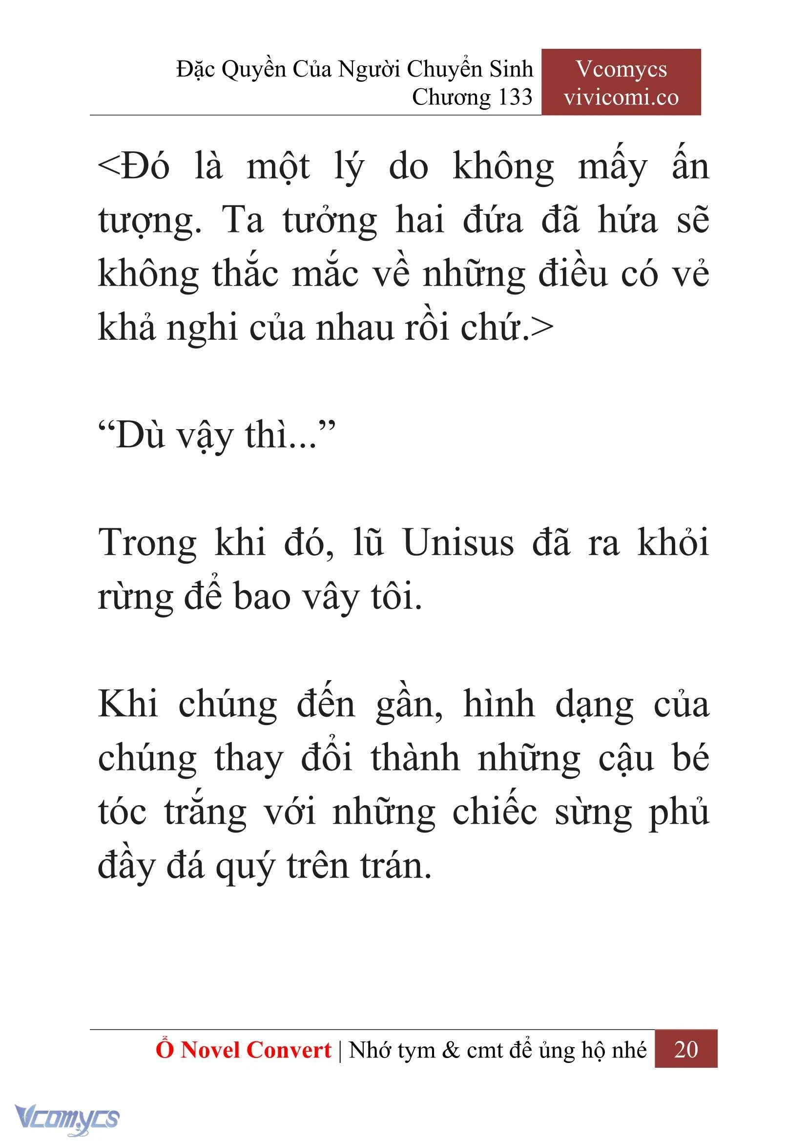 [Novel] Đặc Quyền Của Người Chuyển Sinh Chapter  133 - 22
