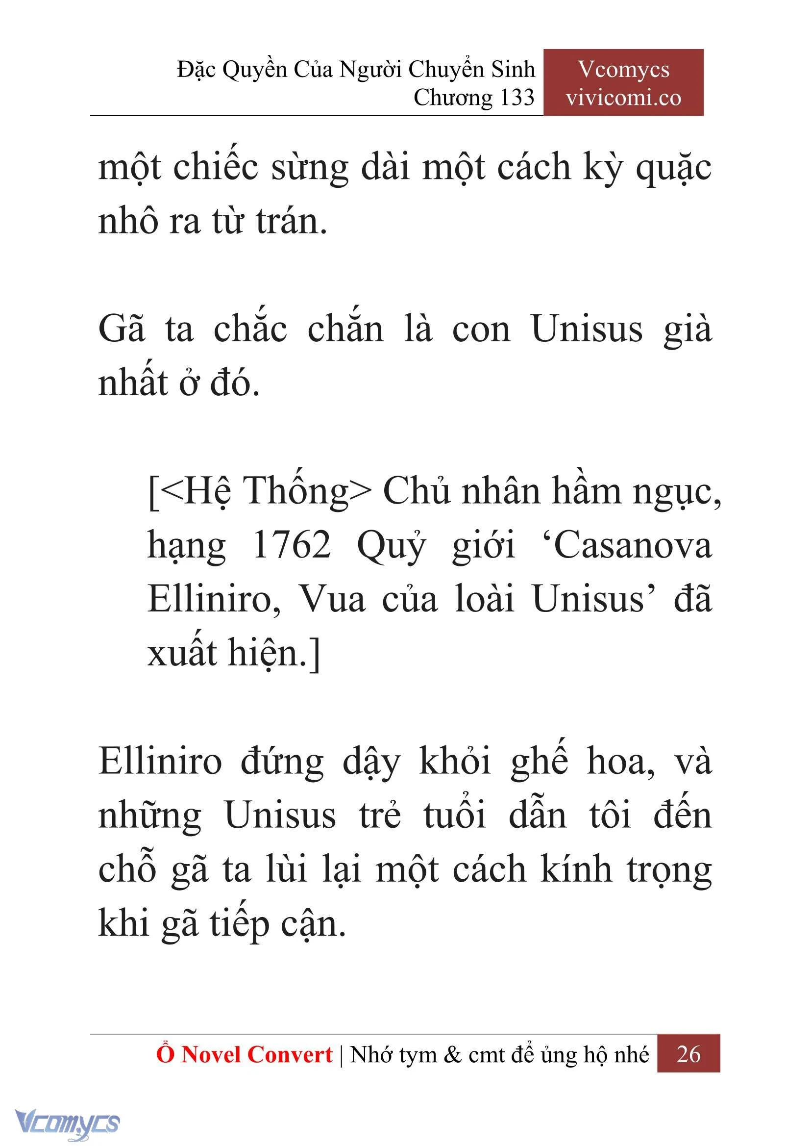 [Novel] Đặc Quyền Của Người Chuyển Sinh Chapter  133 - 28