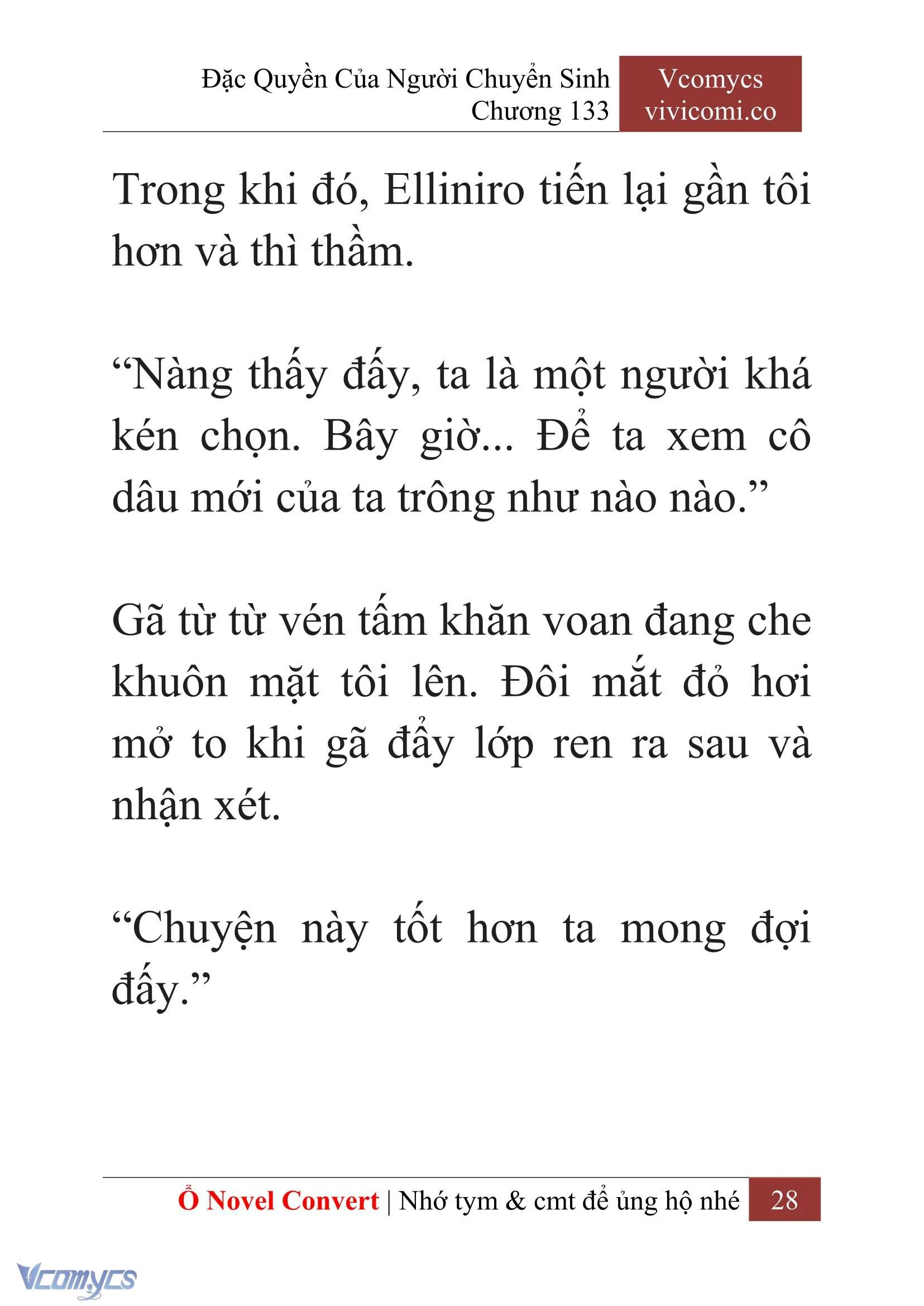 [Novel] Đặc Quyền Của Người Chuyển Sinh Chapter  133 - 30