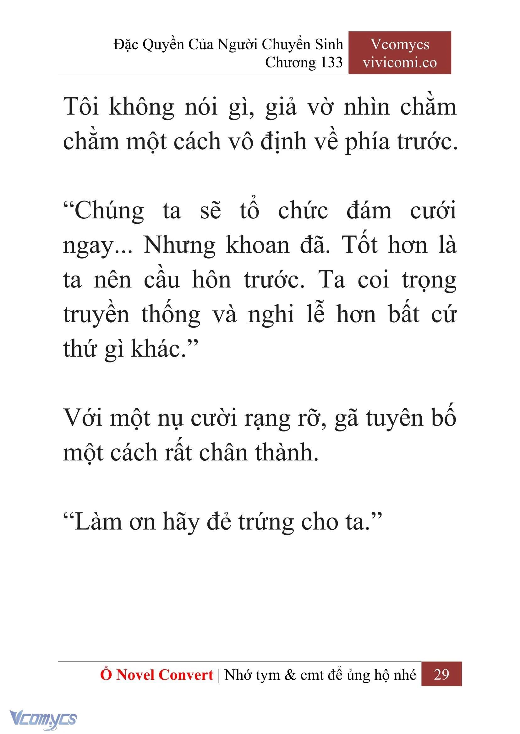 [Novel] Đặc Quyền Của Người Chuyển Sinh Chapter  133 - 31