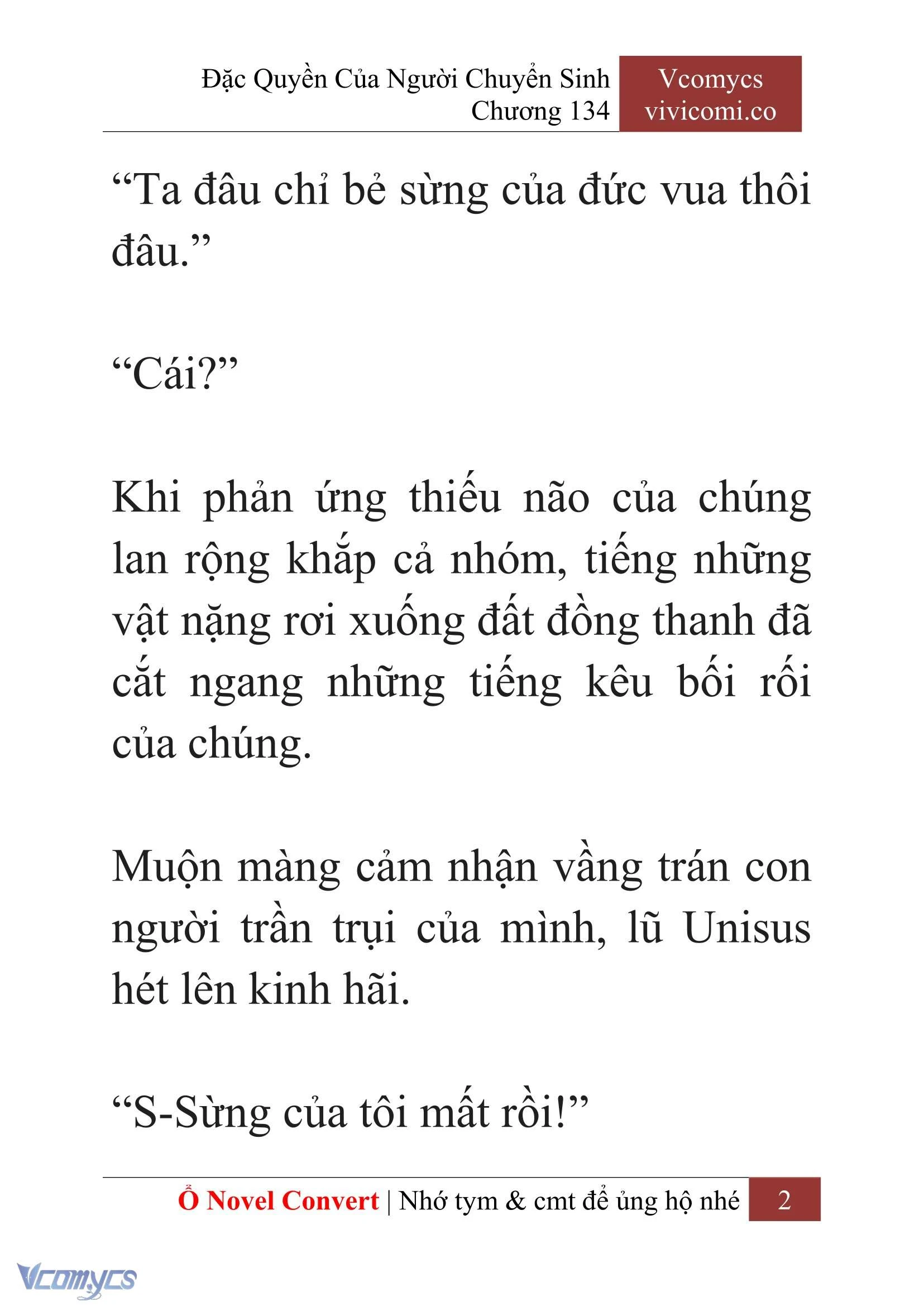 [Novel] Đặc Quyền Của Người Chuyển Sinh Chapter  134 - 4