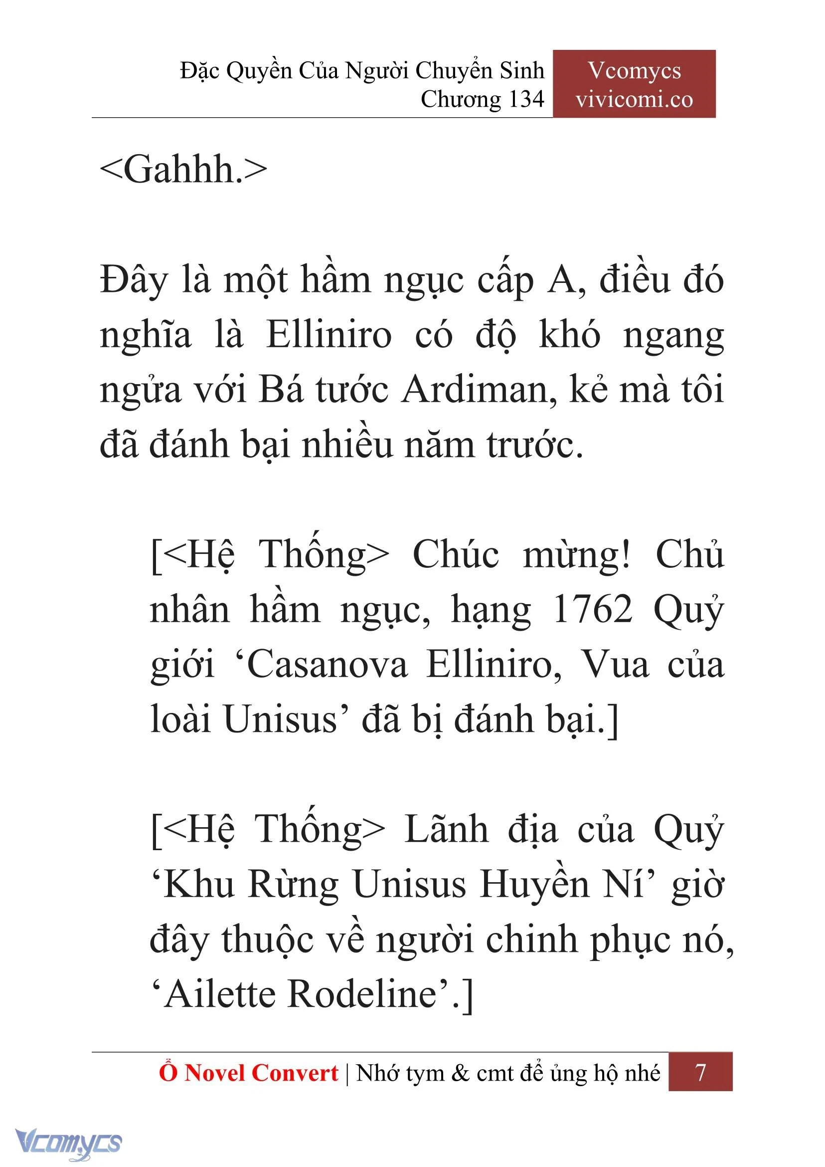 [Novel] Đặc Quyền Của Người Chuyển Sinh Chapter  134 - 9