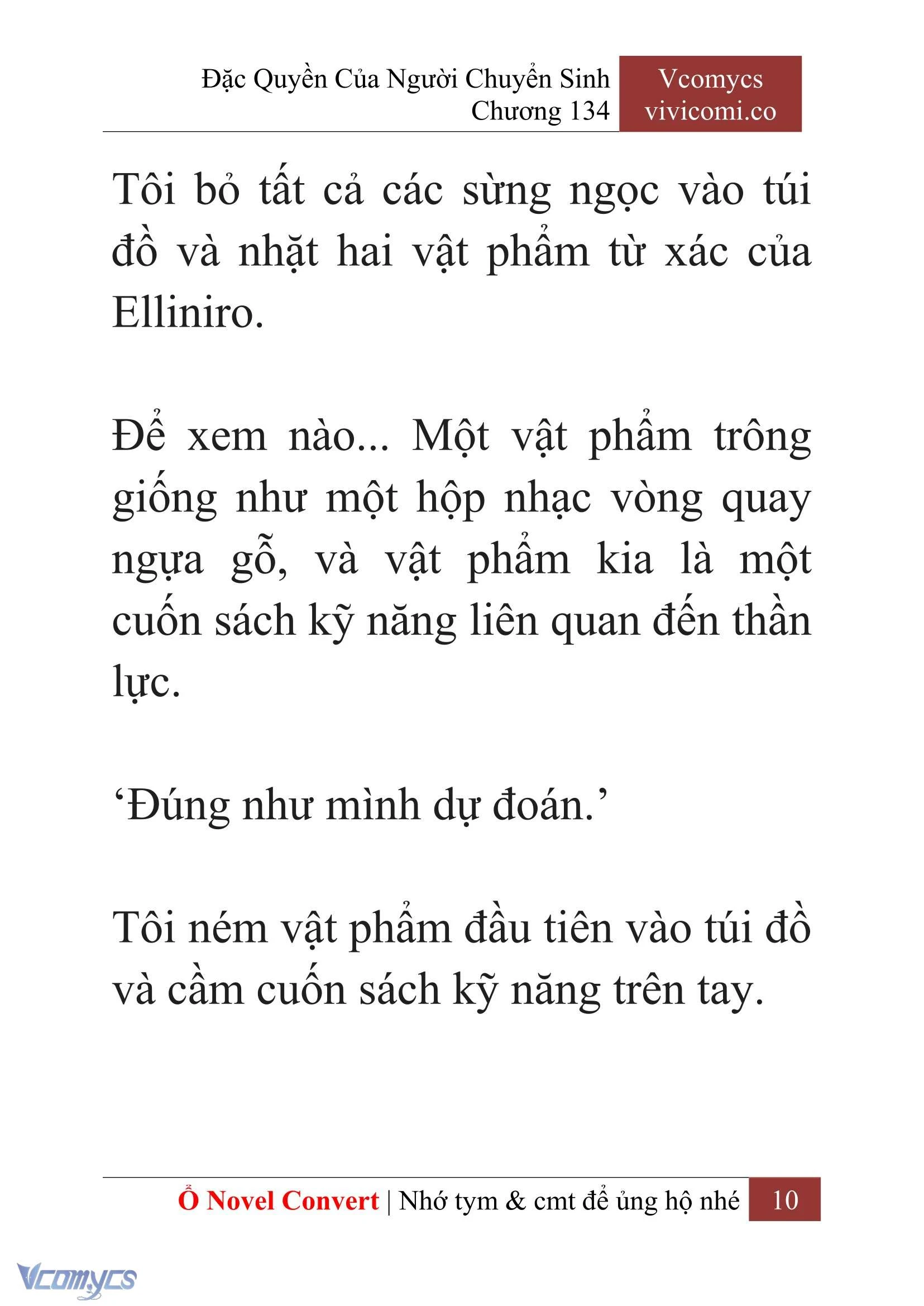 [Novel] Đặc Quyền Của Người Chuyển Sinh Chapter  134 - 12