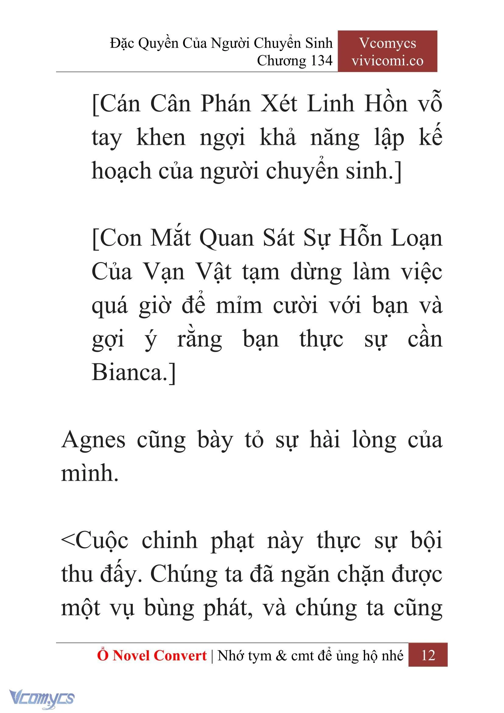 [Novel] Đặc Quyền Của Người Chuyển Sinh Chapter  134 - 14