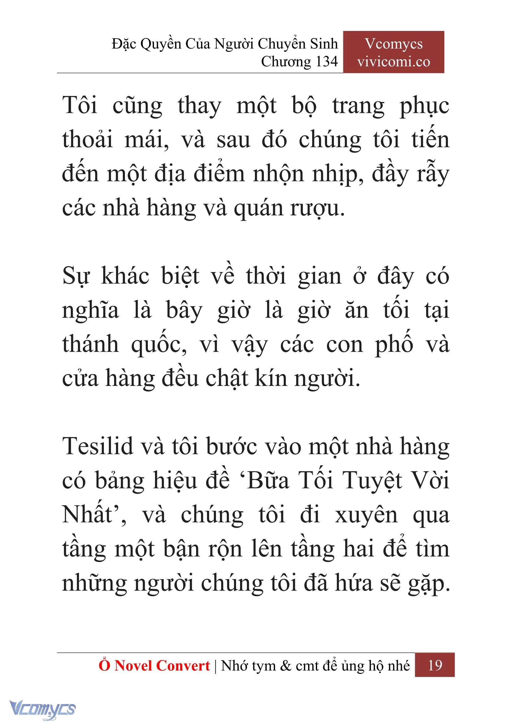 [Novel] Đặc Quyền Của Người Chuyển Sinh Chapter  134 - 21