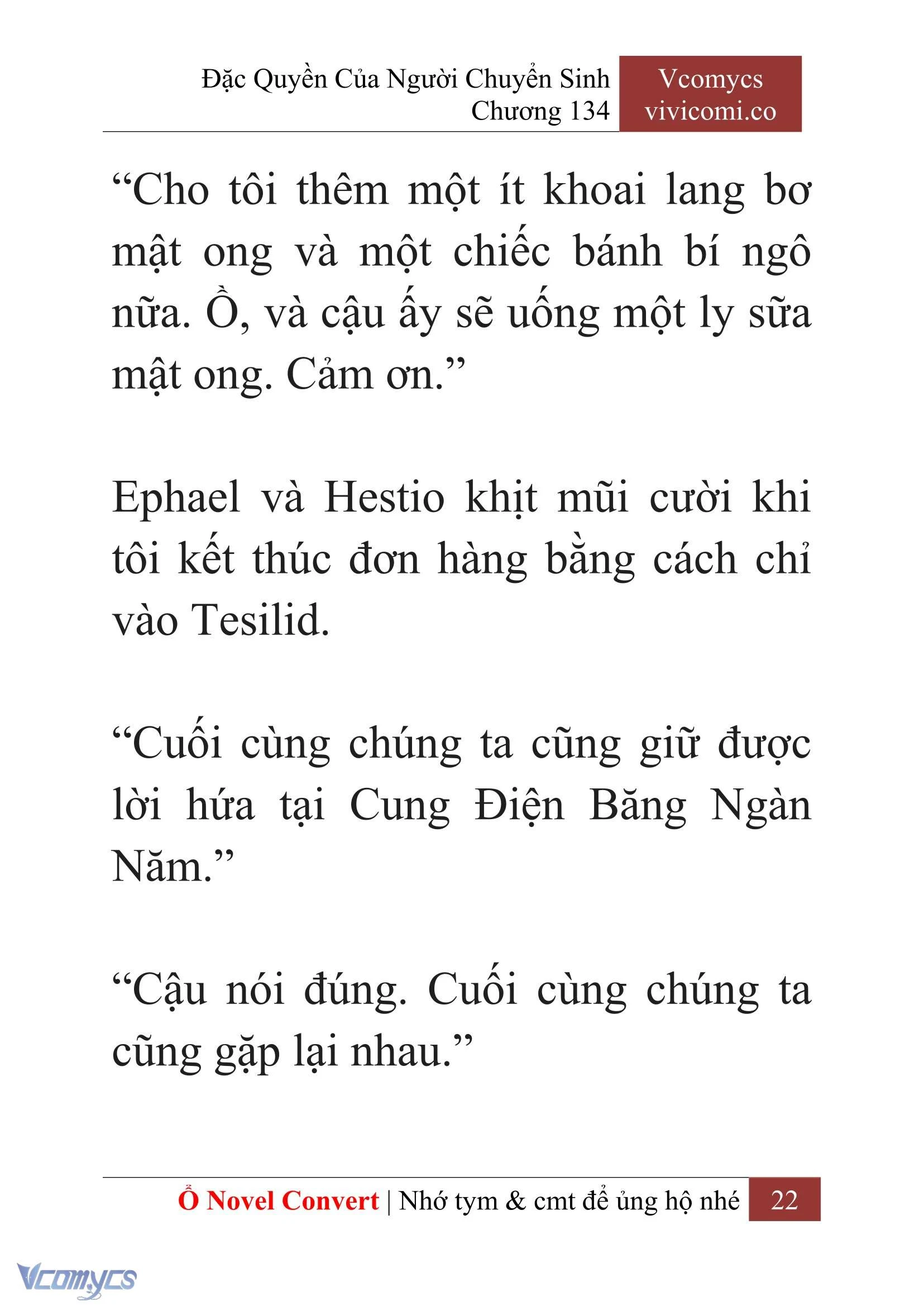 [Novel] Đặc Quyền Của Người Chuyển Sinh Chapter  134 - 24