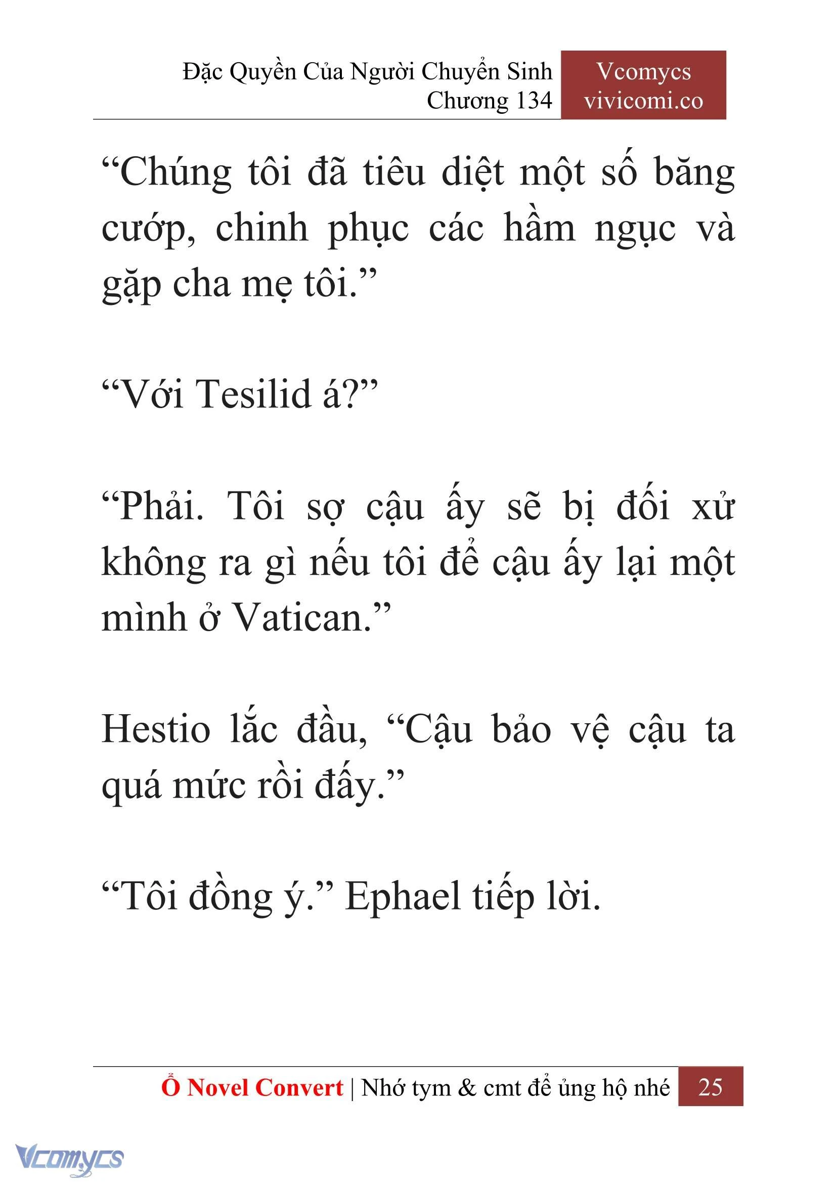 [Novel] Đặc Quyền Của Người Chuyển Sinh Chapter  134 - 27