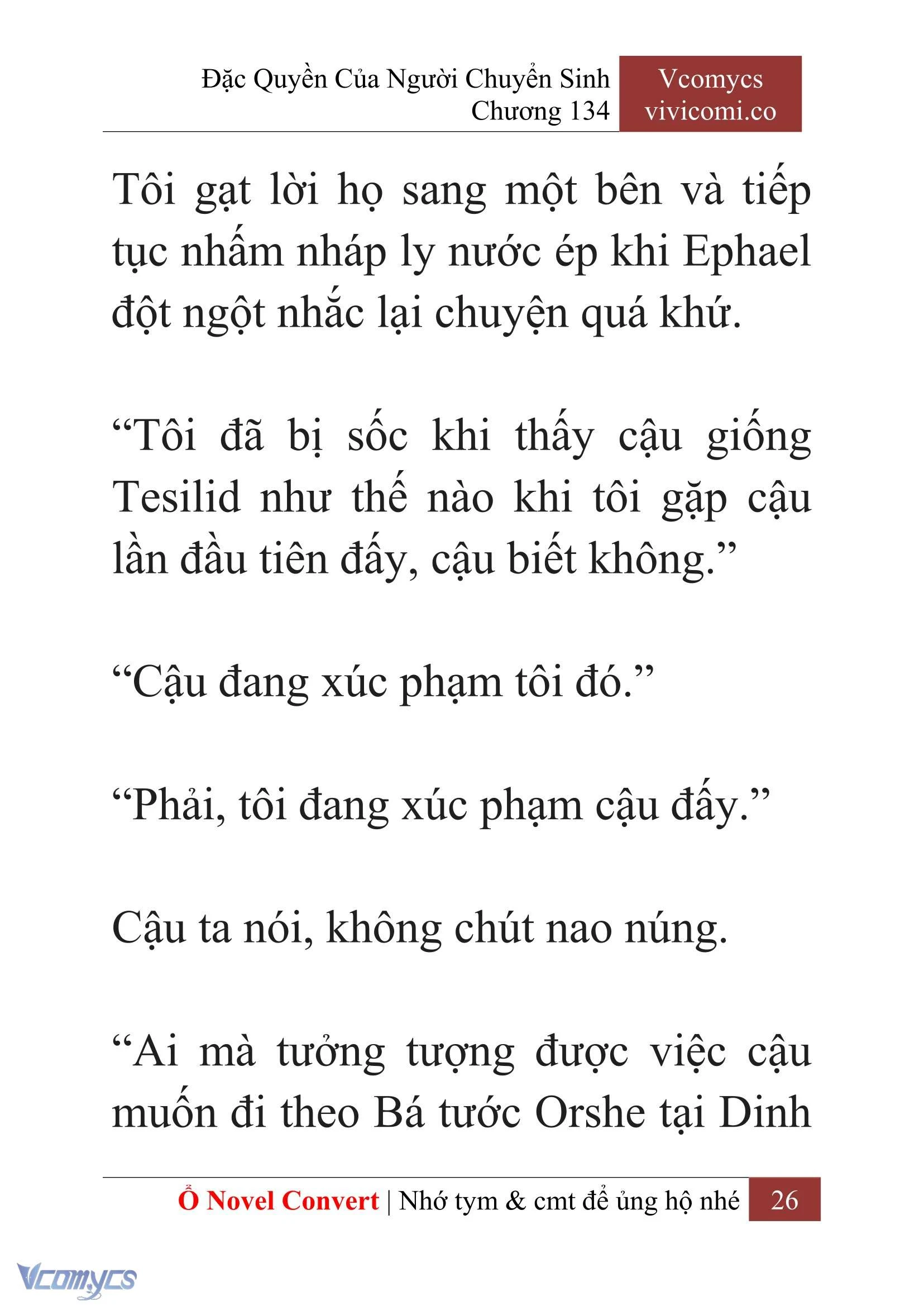 [Novel] Đặc Quyền Của Người Chuyển Sinh Chapter  134 - 28