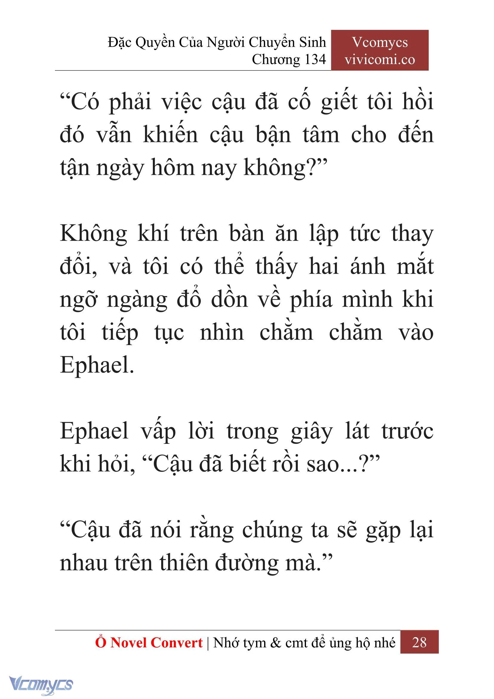 [Novel] Đặc Quyền Của Người Chuyển Sinh Chapter  134 - 30