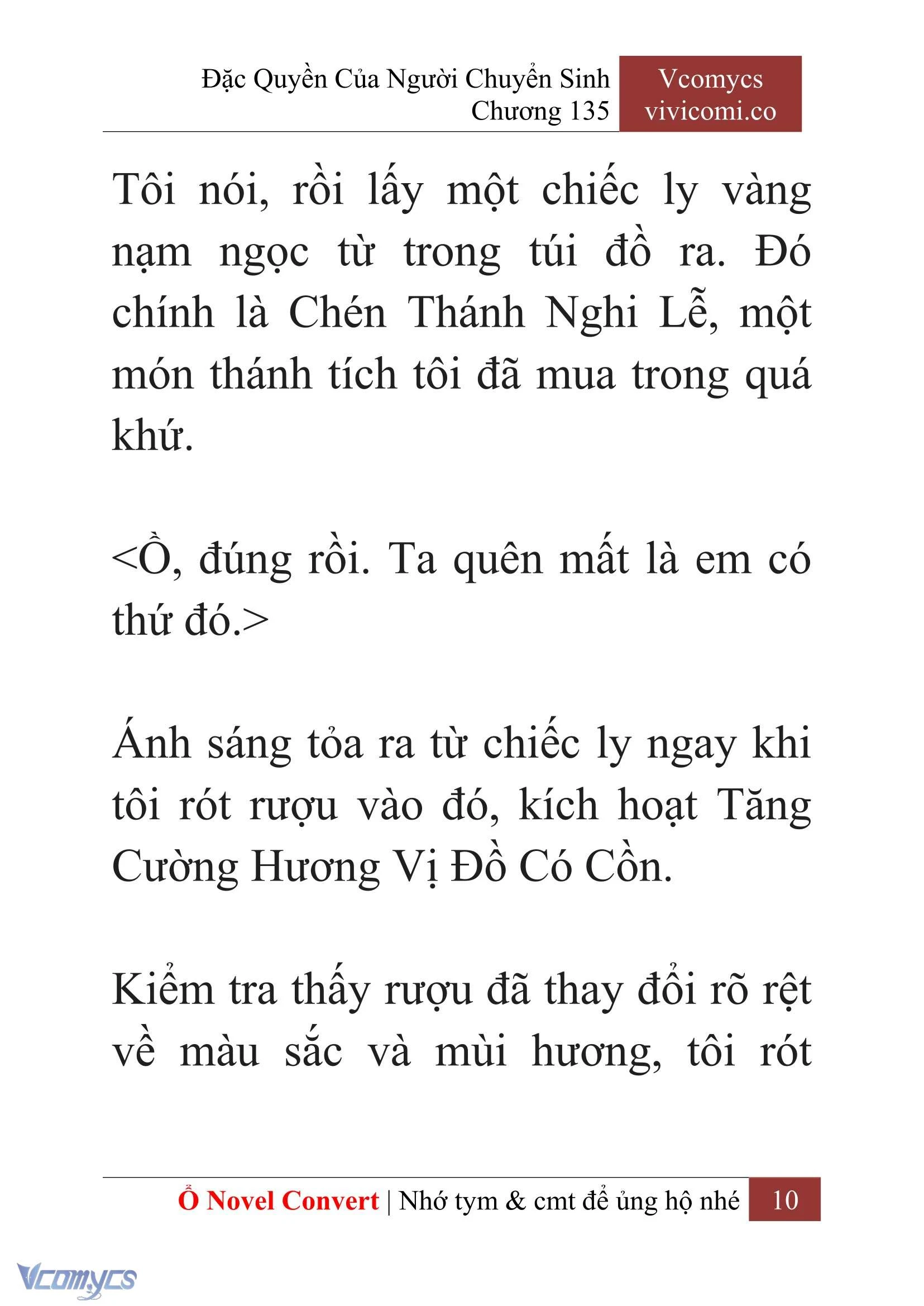 [Novel] Đặc Quyền Của Người Chuyển Sinh Chapter  135 - 12