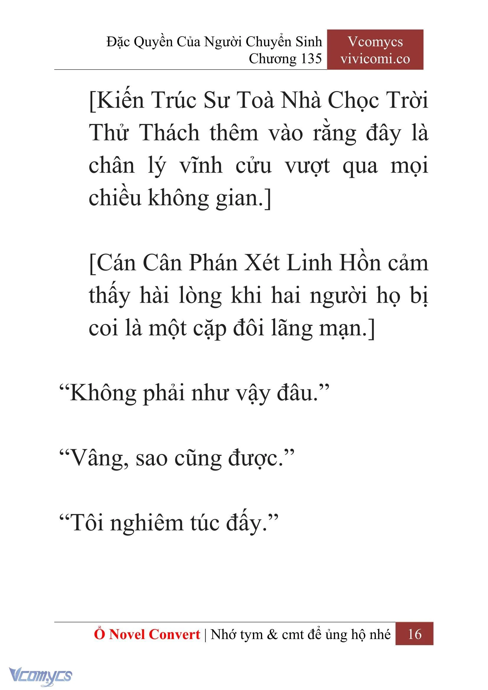 [Novel] Đặc Quyền Của Người Chuyển Sinh Chapter  135 - 18