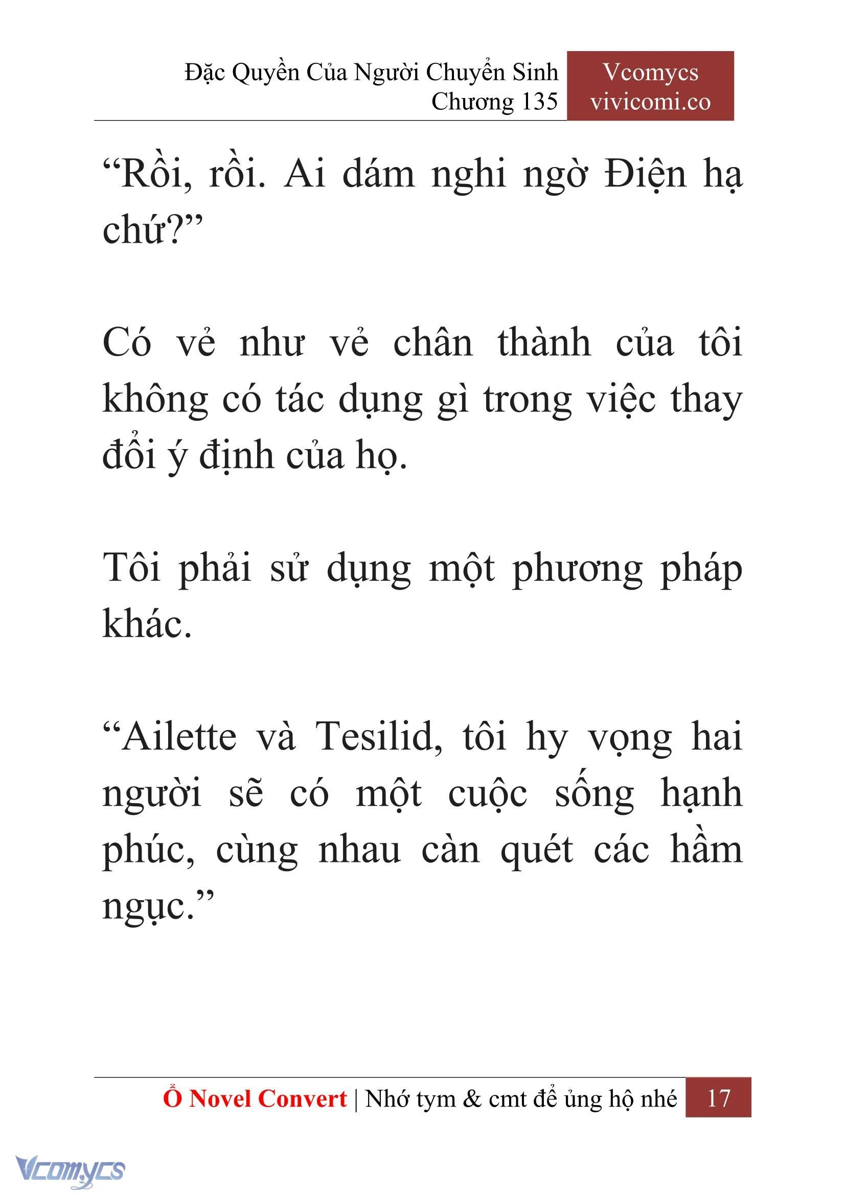 [Novel] Đặc Quyền Của Người Chuyển Sinh Chapter  135 - 19