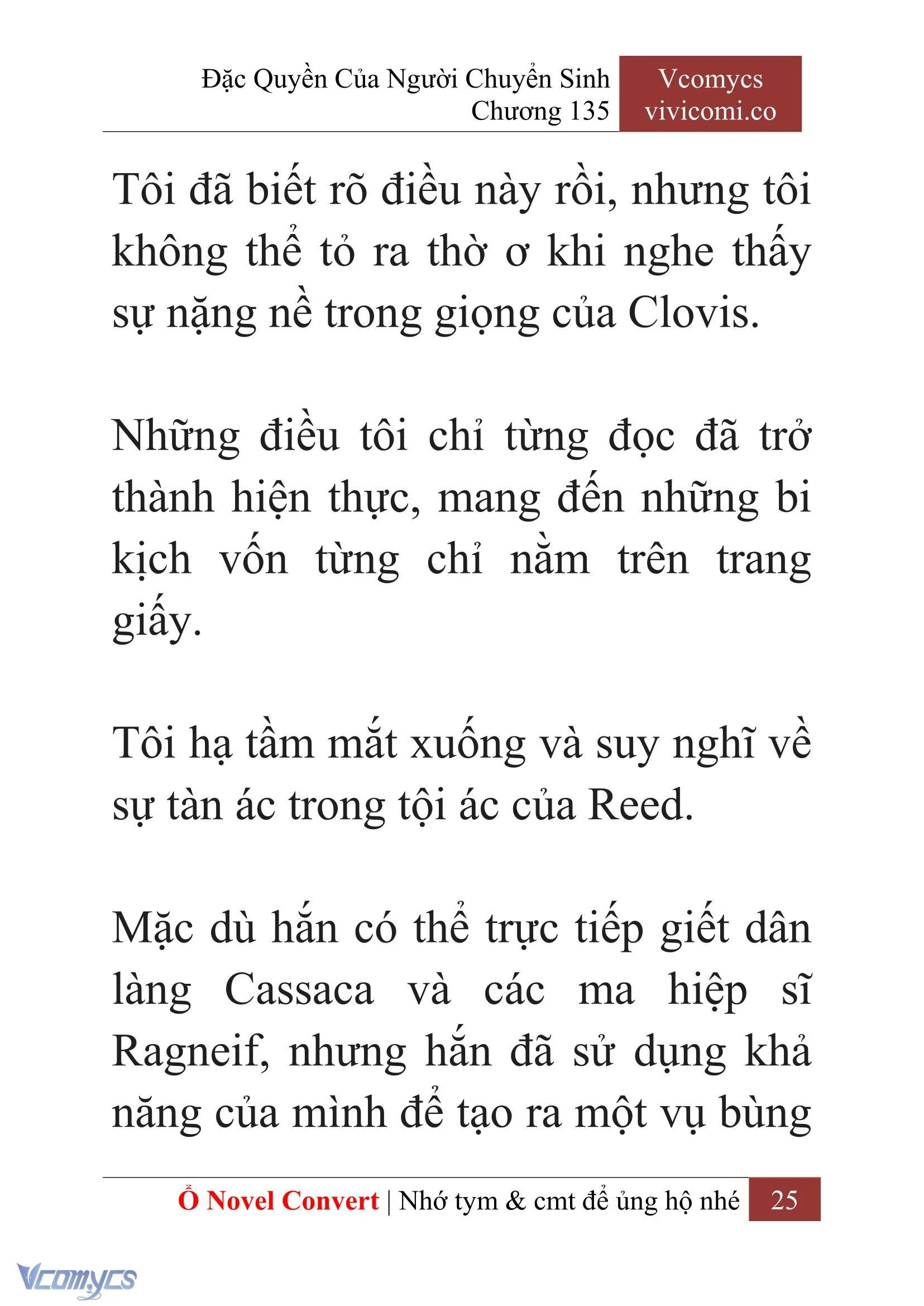 [Novel] Đặc Quyền Của Người Chuyển Sinh Chapter  135 - 27