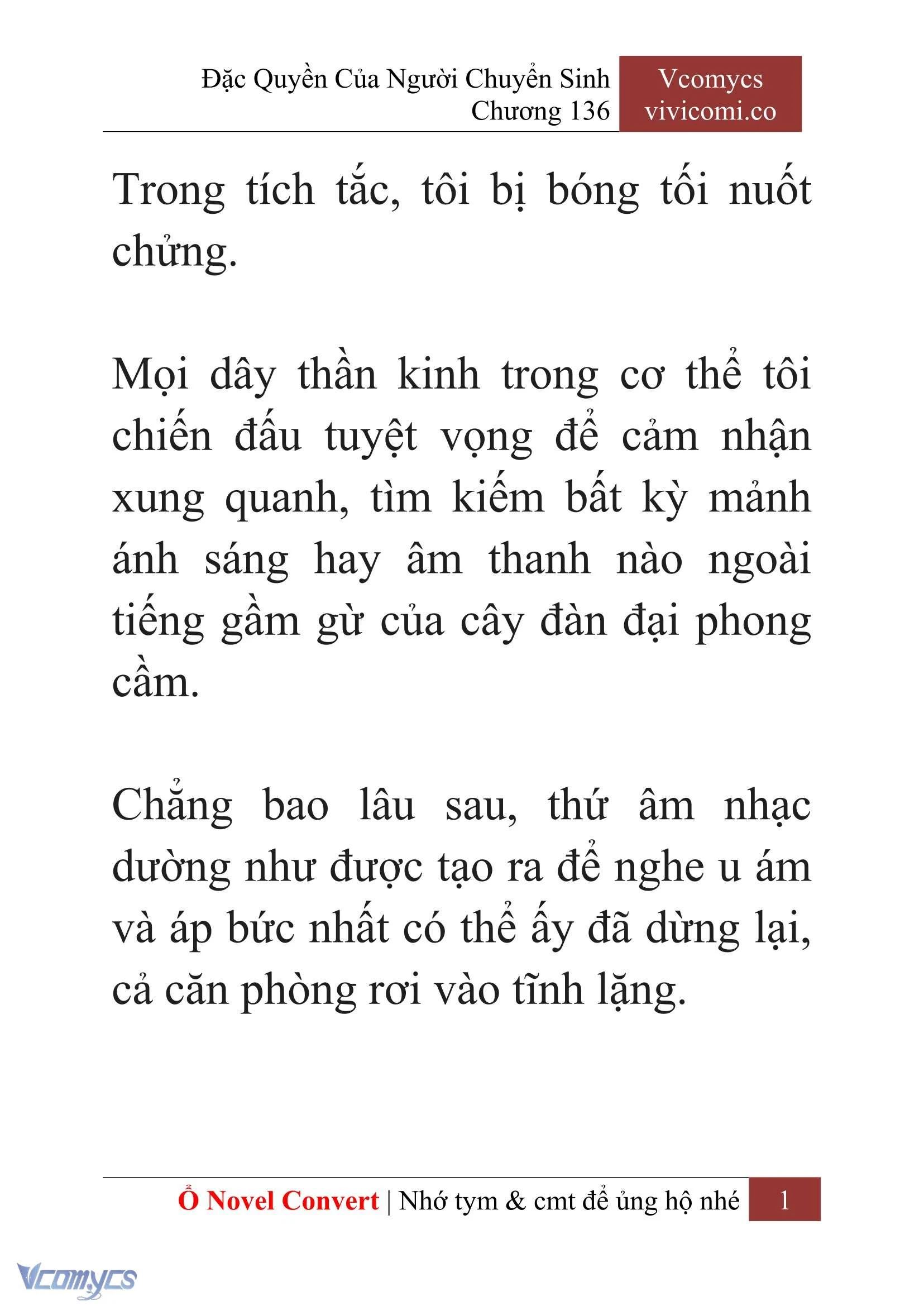 [Novel] Đặc Quyền Của Người Chuyển Sinh Chapter  136 - 3