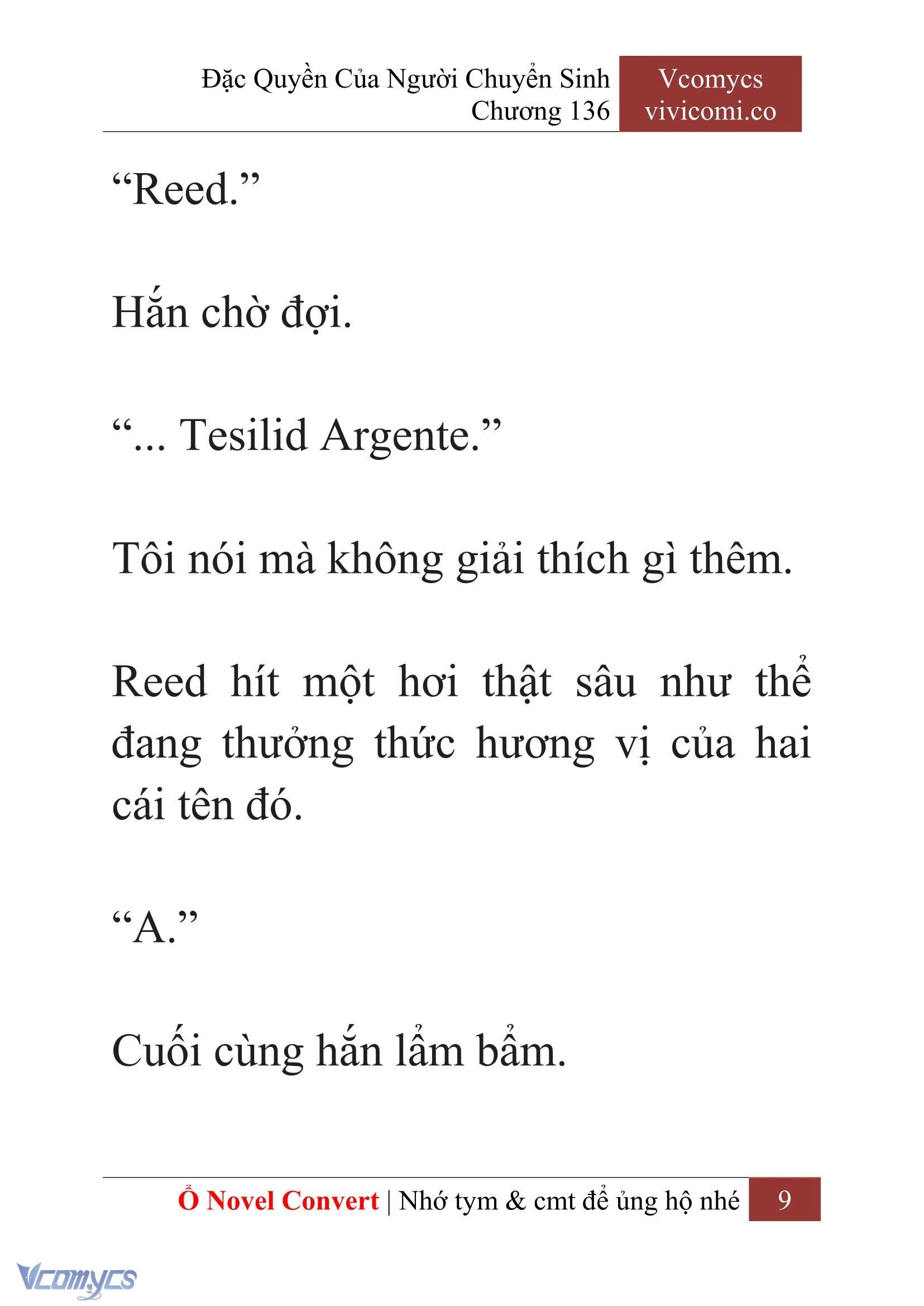[Novel] Đặc Quyền Của Người Chuyển Sinh Chapter  136 - 11