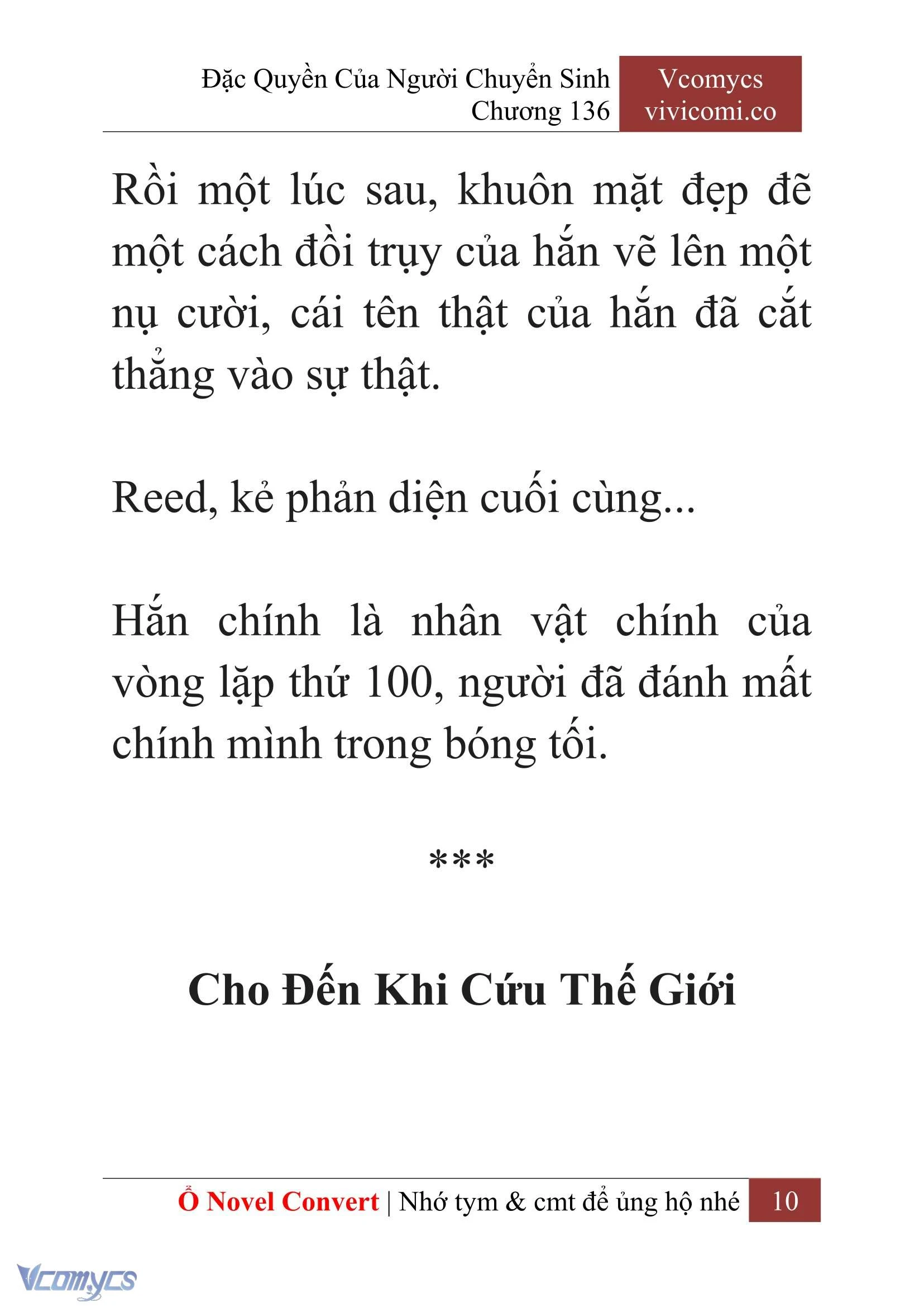 [Novel] Đặc Quyền Của Người Chuyển Sinh Chapter  136 - 12