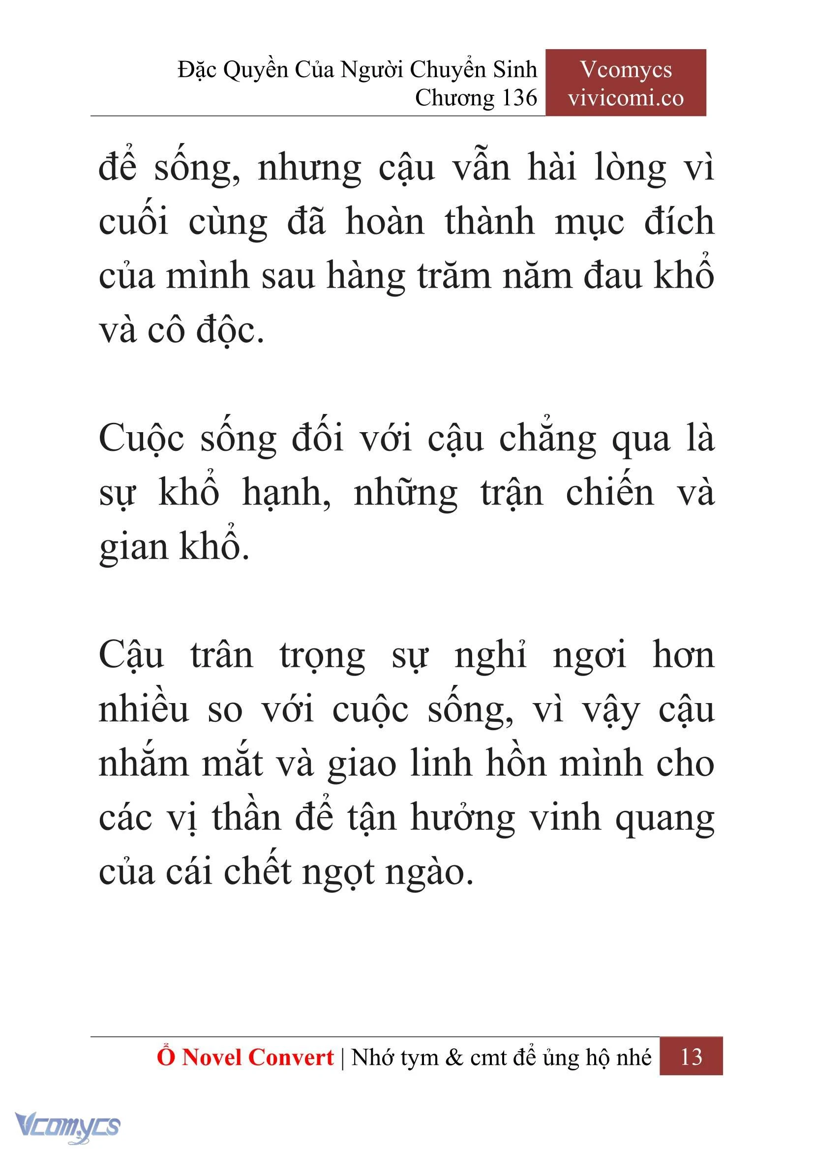 [Novel] Đặc Quyền Của Người Chuyển Sinh Chapter  136 - 15