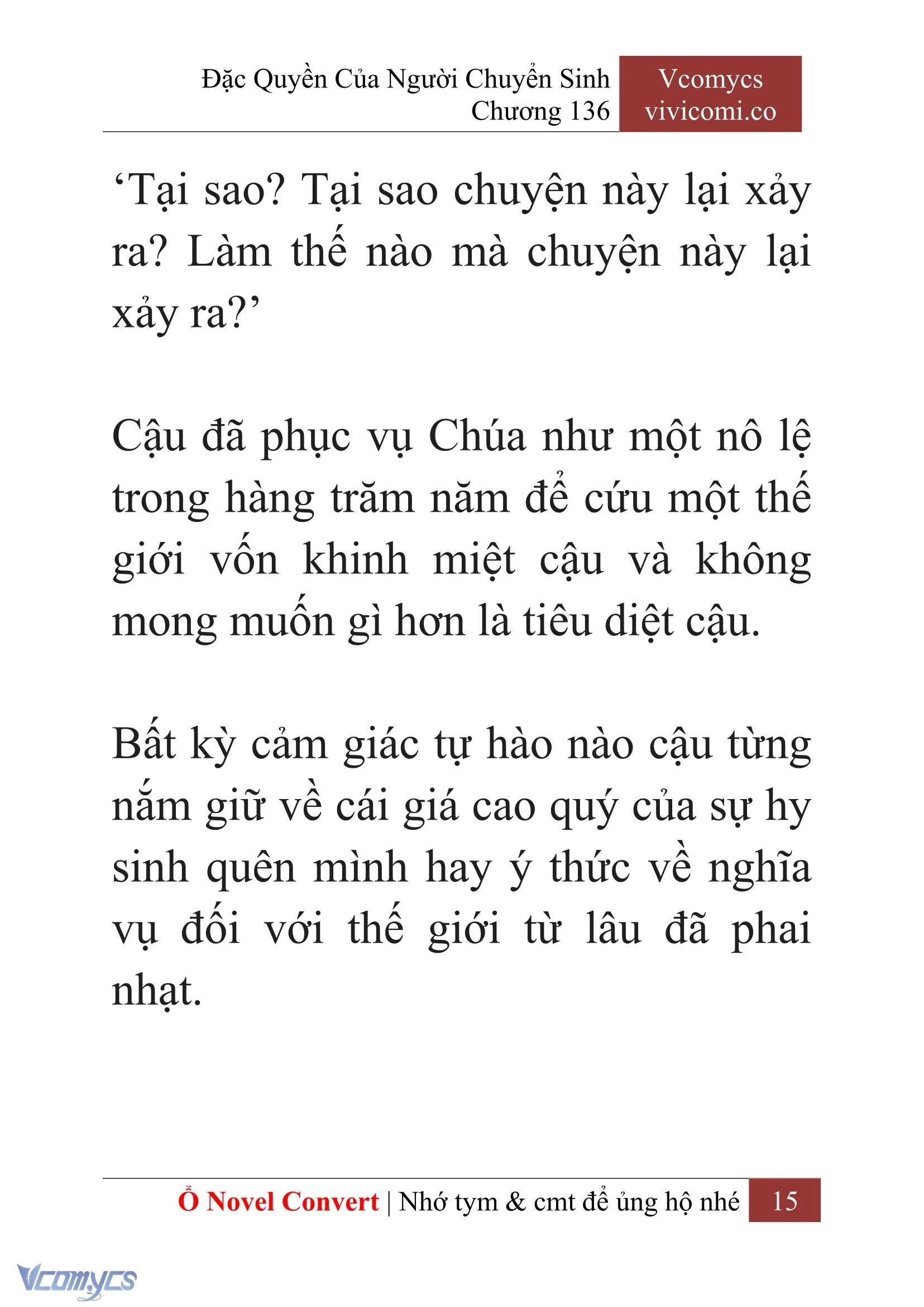[Novel] Đặc Quyền Của Người Chuyển Sinh Chapter  136 - 17