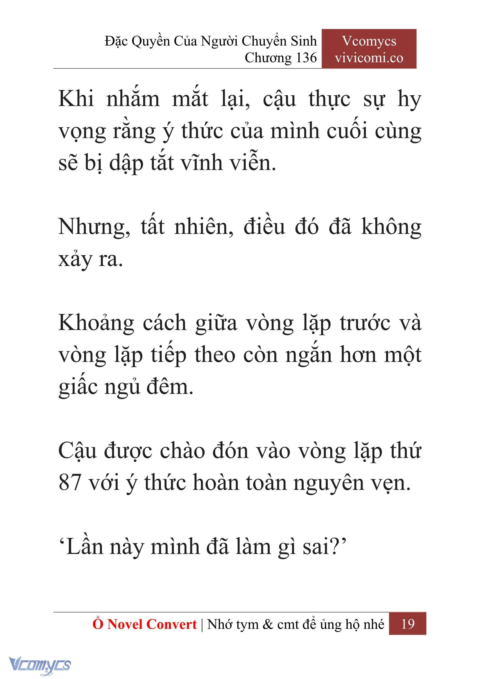 [Novel] Đặc Quyền Của Người Chuyển Sinh Chapter  136 - 21