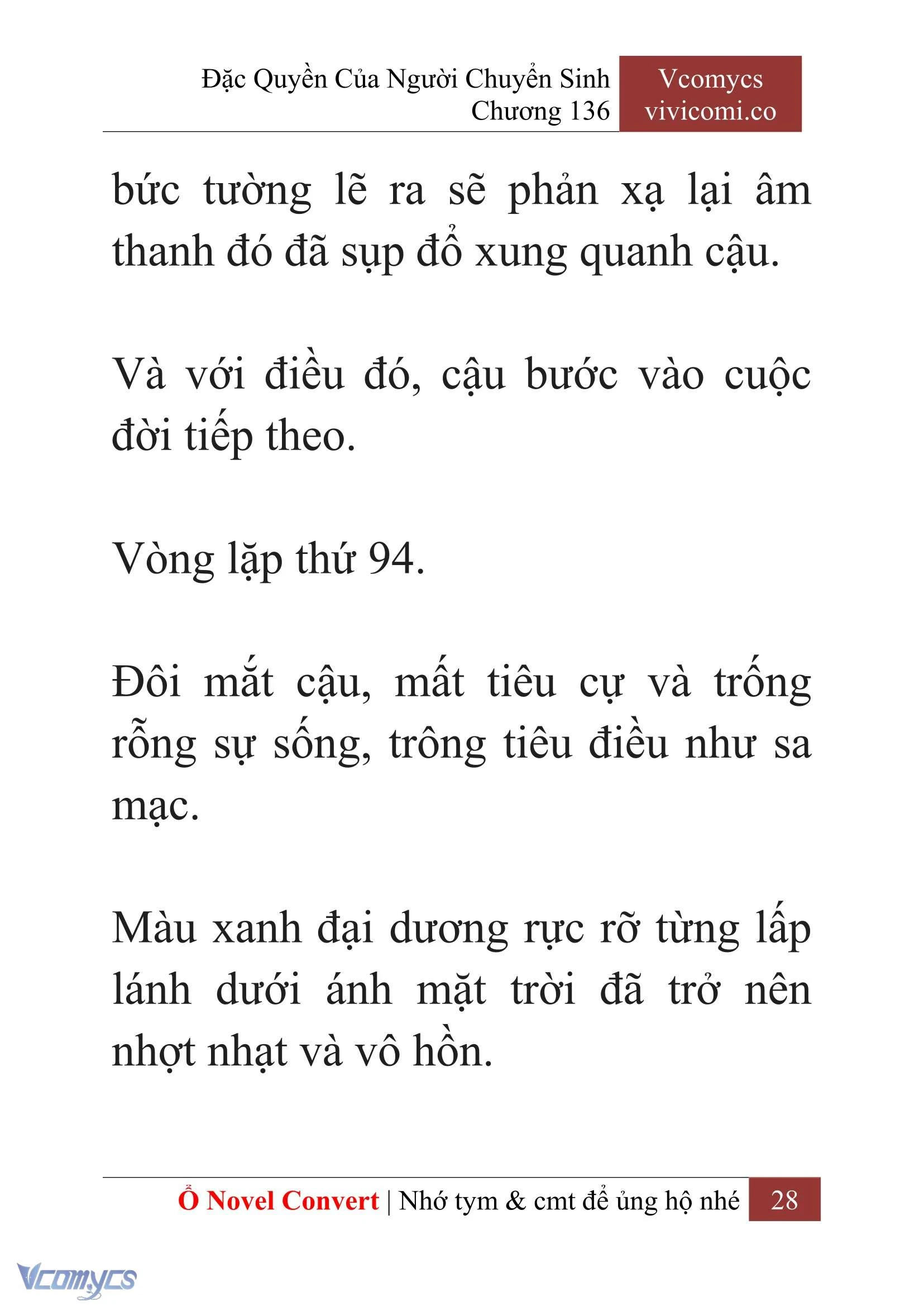 [Novel] Đặc Quyền Của Người Chuyển Sinh Chapter  136 - 30