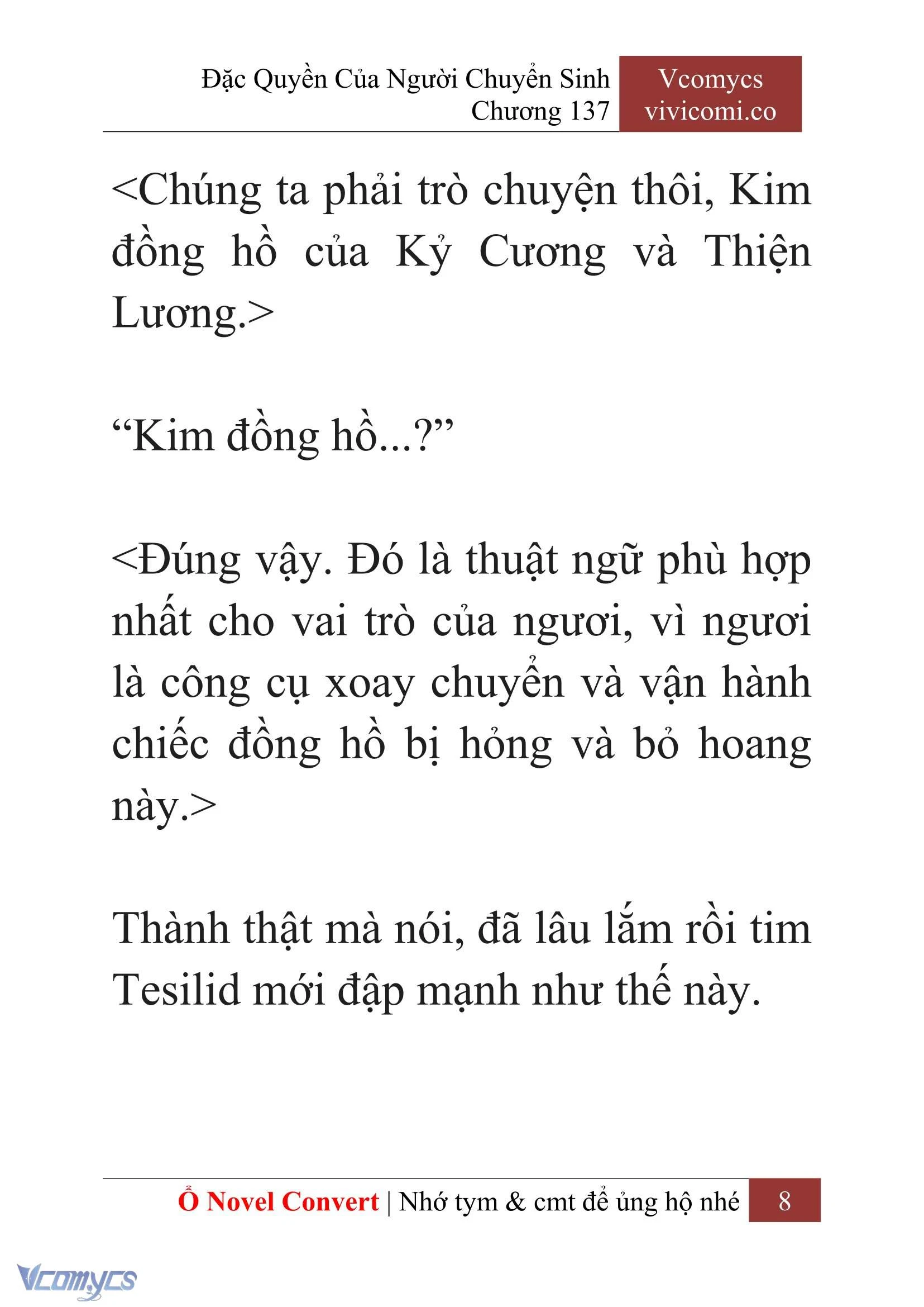 [Novel] Đặc Quyền Của Người Chuyển Sinh Chapter  137 - 10