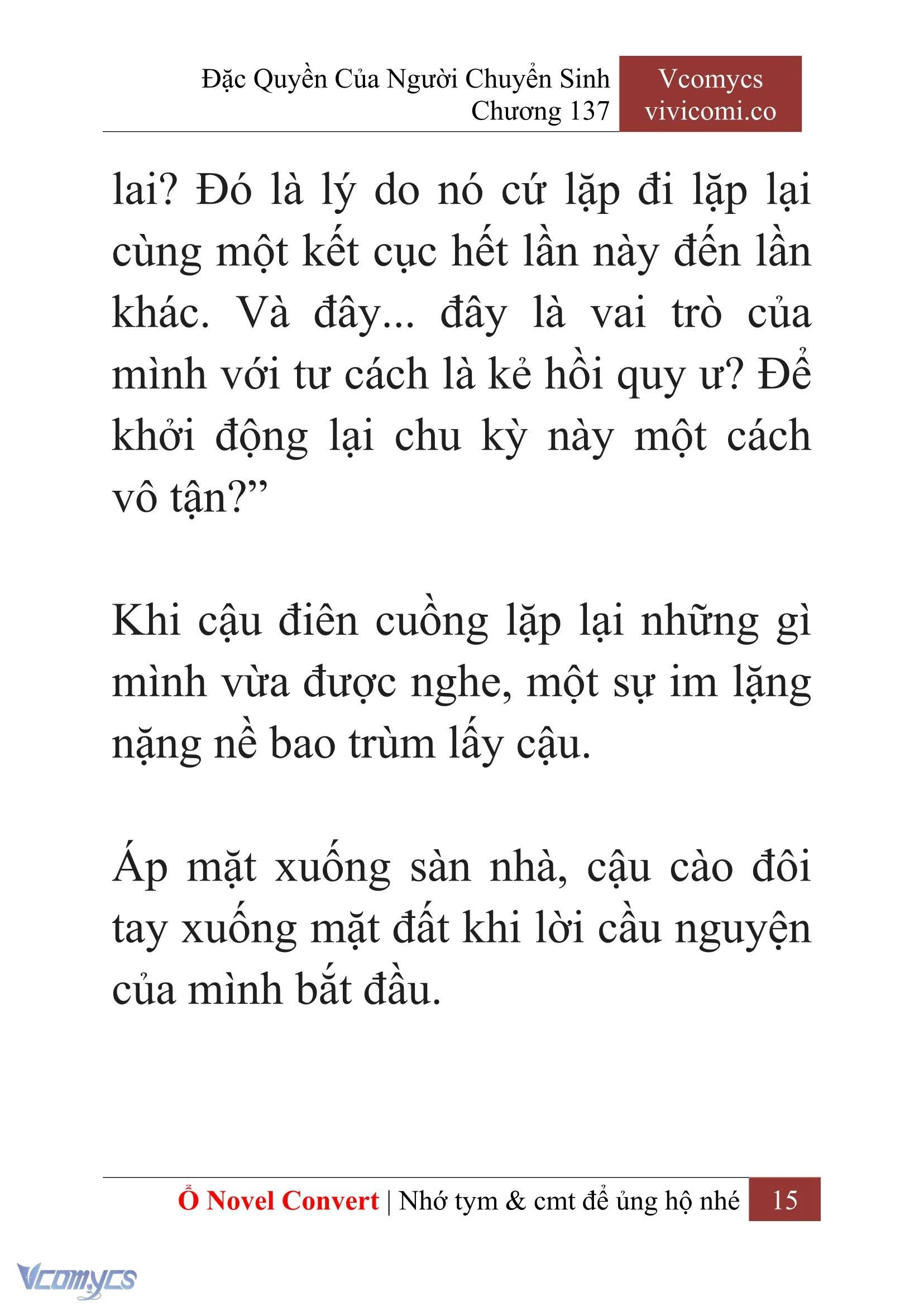 [Novel] Đặc Quyền Của Người Chuyển Sinh Chapter  137 - 17