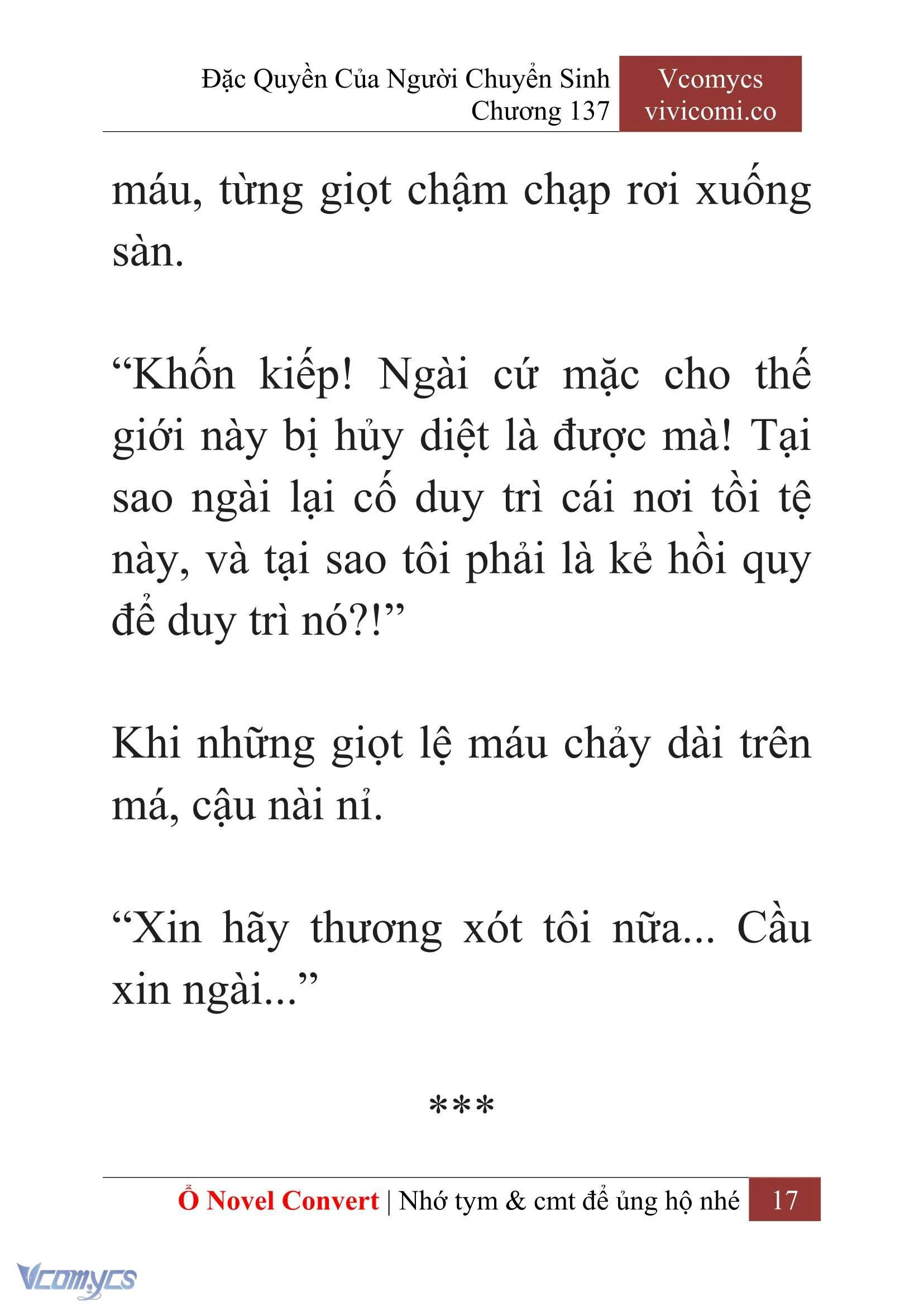 [Novel] Đặc Quyền Của Người Chuyển Sinh Chapter  137 - 19