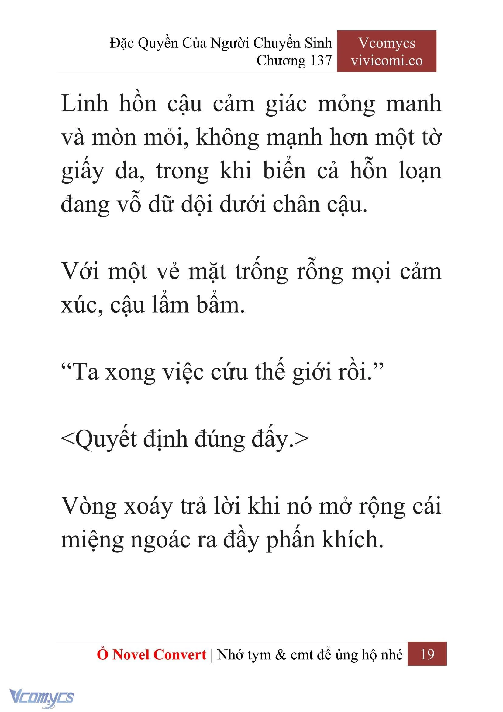 [Novel] Đặc Quyền Của Người Chuyển Sinh Chapter  137 - 21