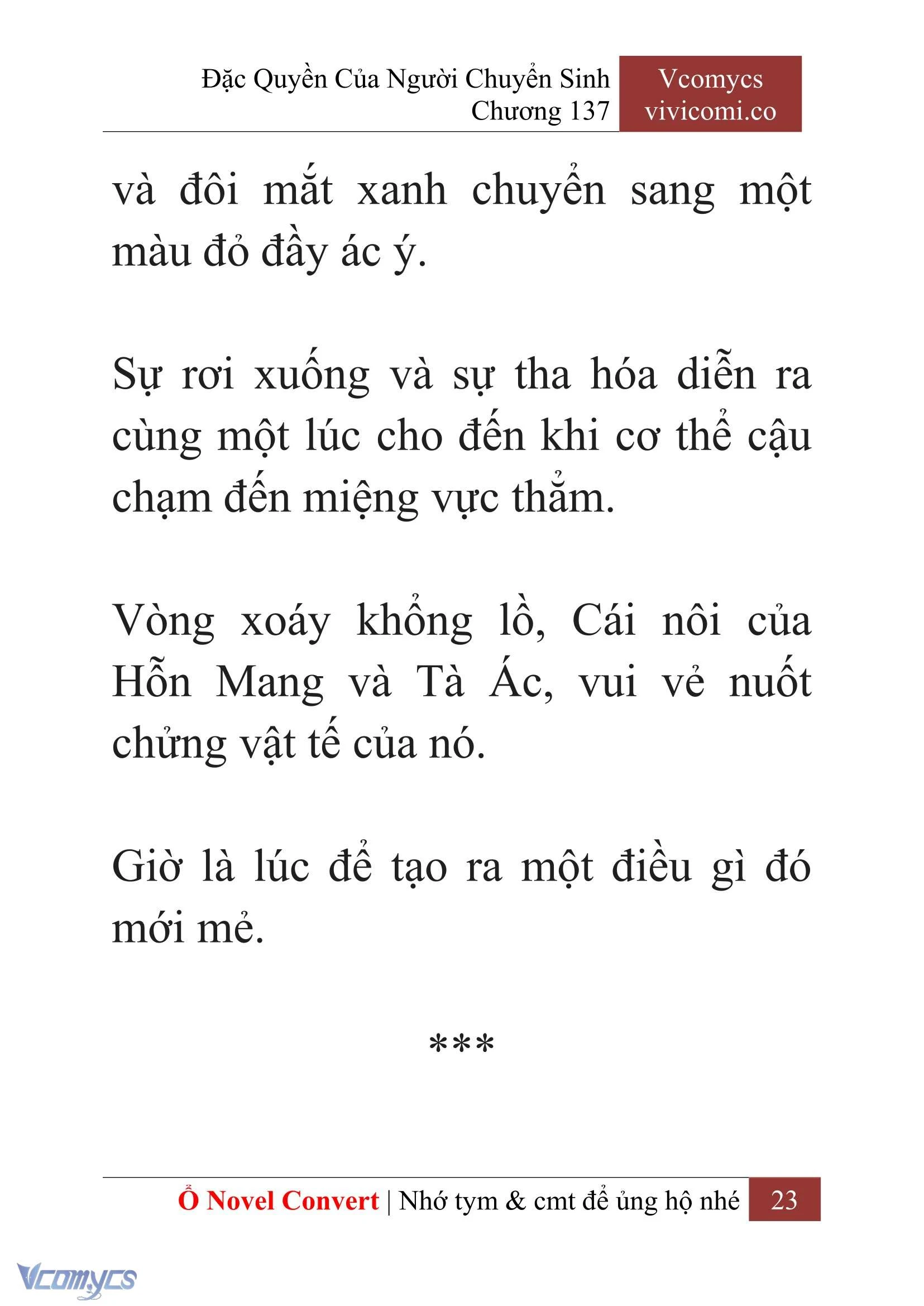 [Novel] Đặc Quyền Của Người Chuyển Sinh Chapter  137 - 25