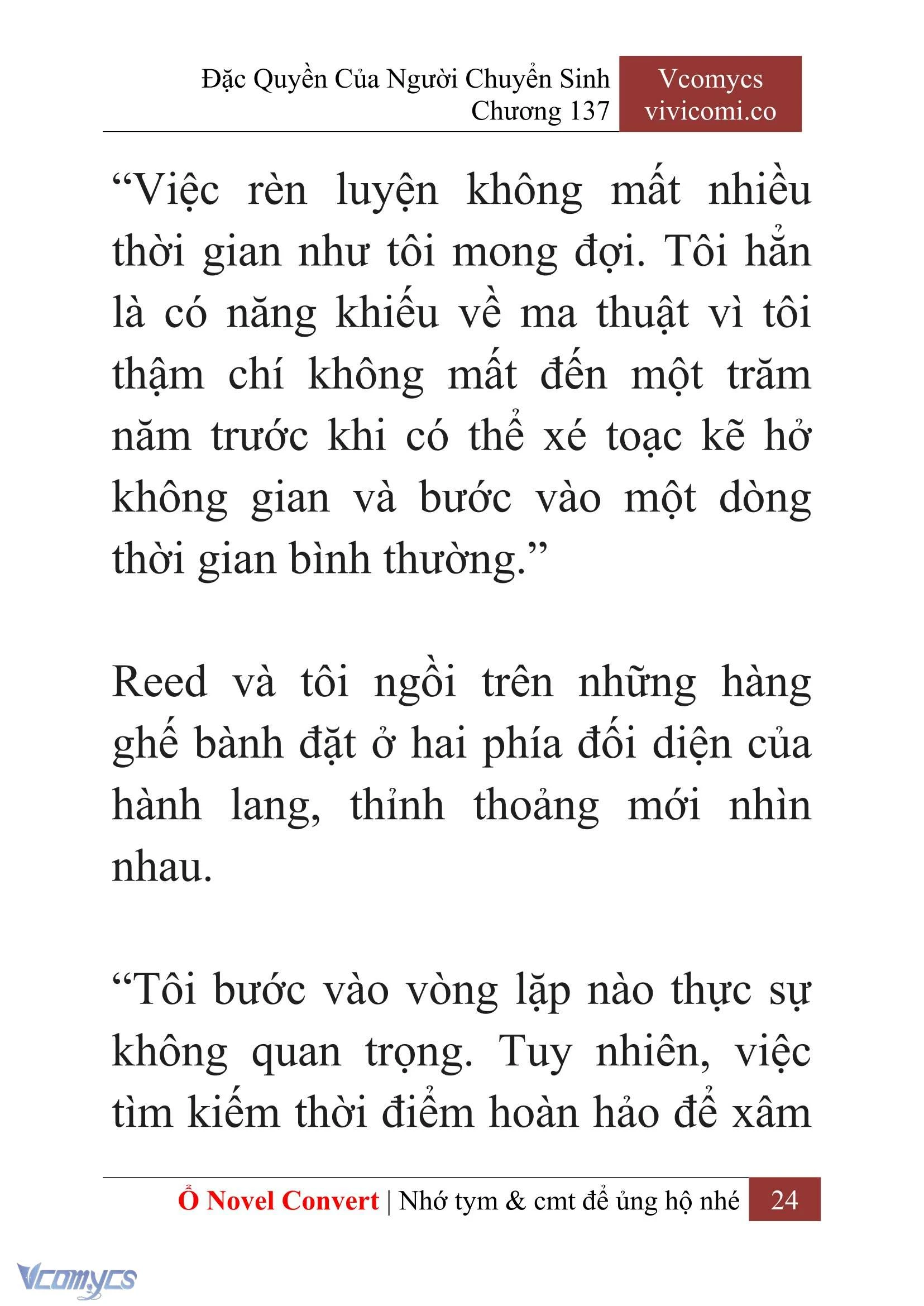 [Novel] Đặc Quyền Của Người Chuyển Sinh Chapter  137 - 26