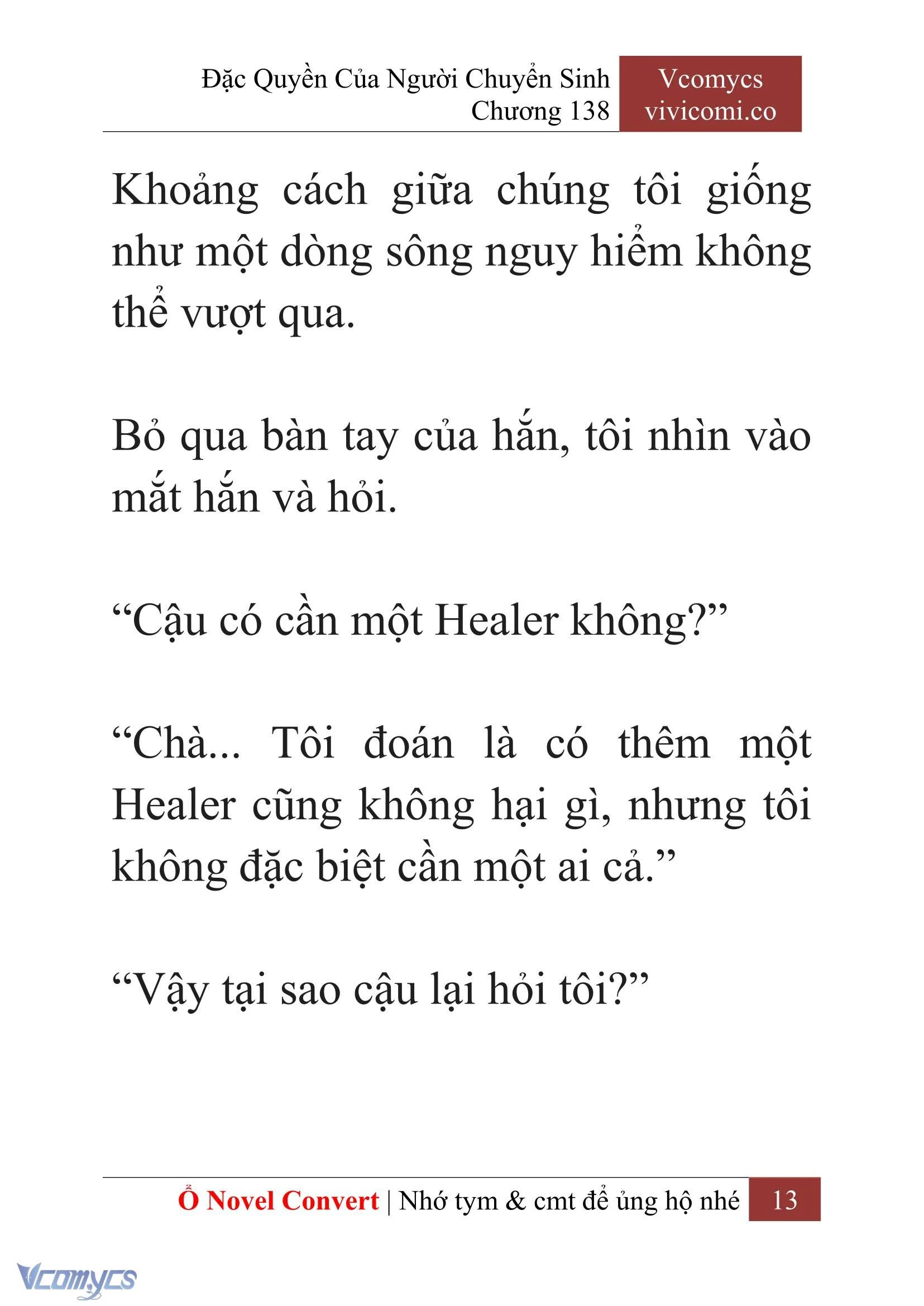 [Novel] Đặc Quyền Của Người Chuyển Sinh Chapter  138 - 15